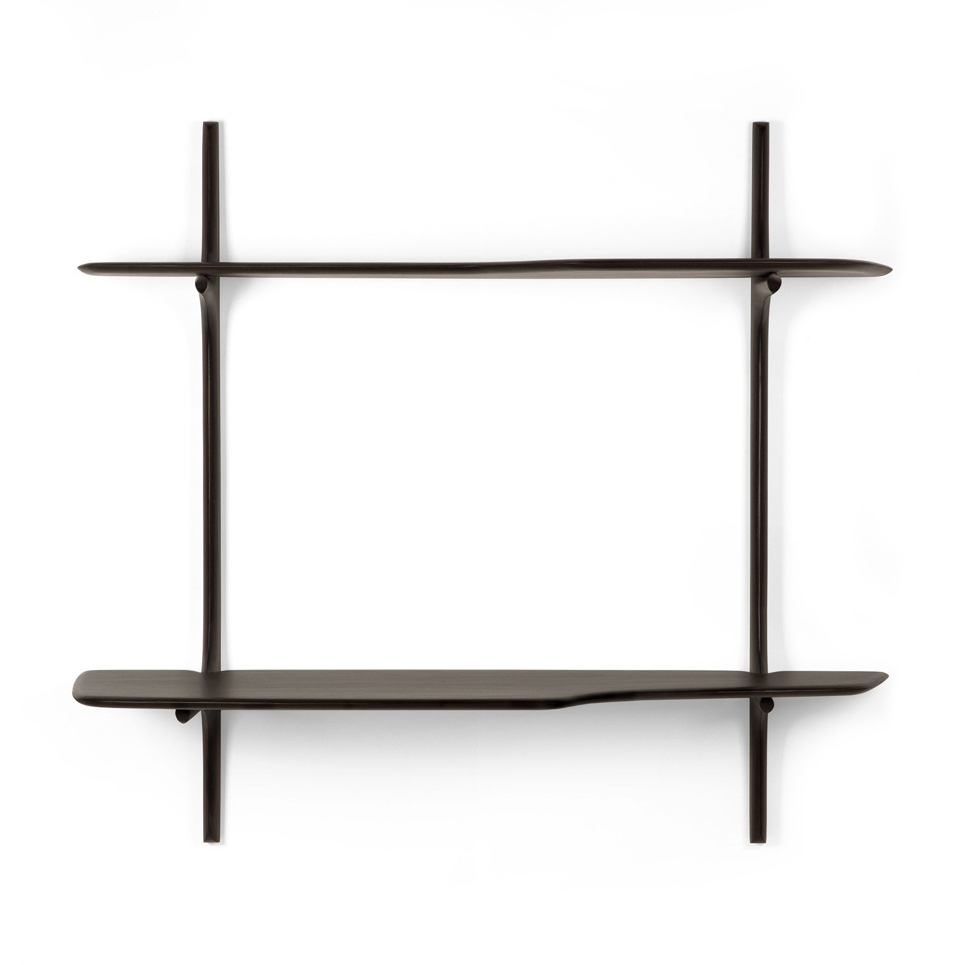 PI-wall-mounted-desk-varnished-mahogany-dark-brown-1-shelf-front-cut-Goode-Studio