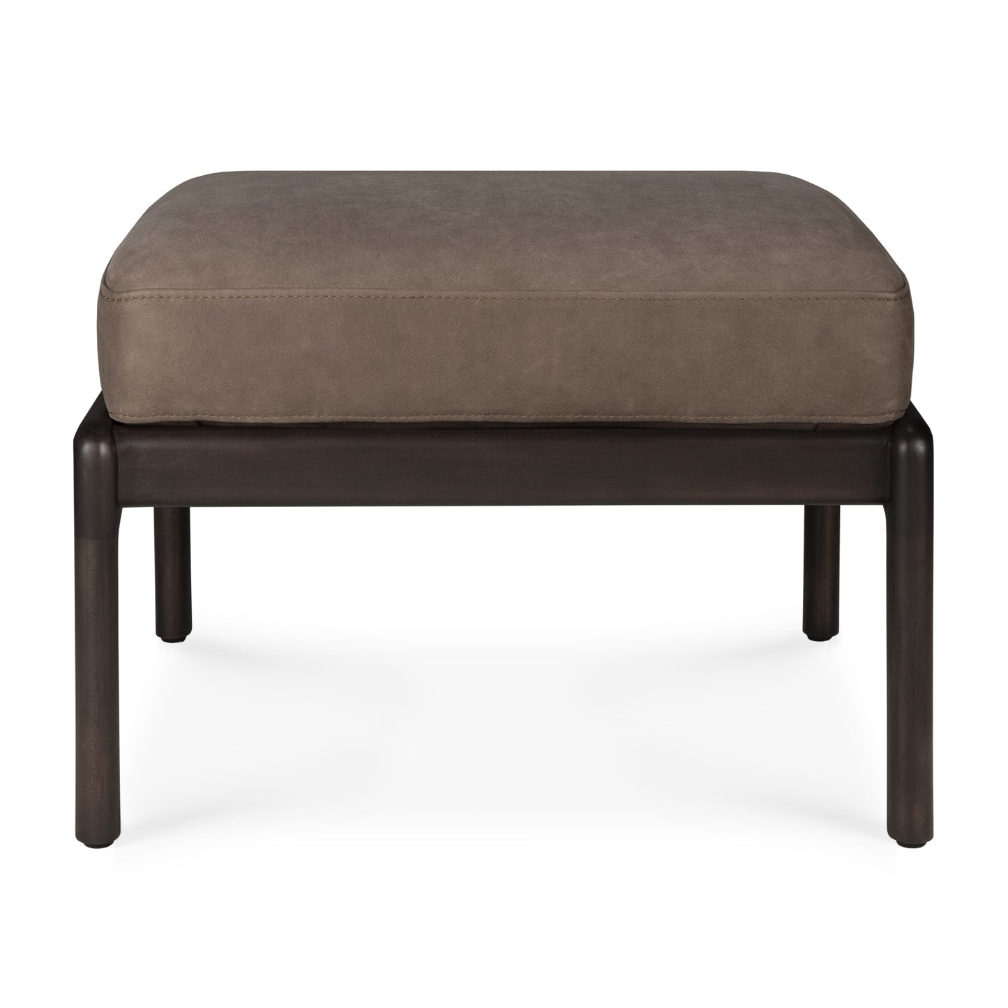 Jack-footstool-mahogany-dark-brown-Terra-nubuck-leather-front-cut-Goode-Studio