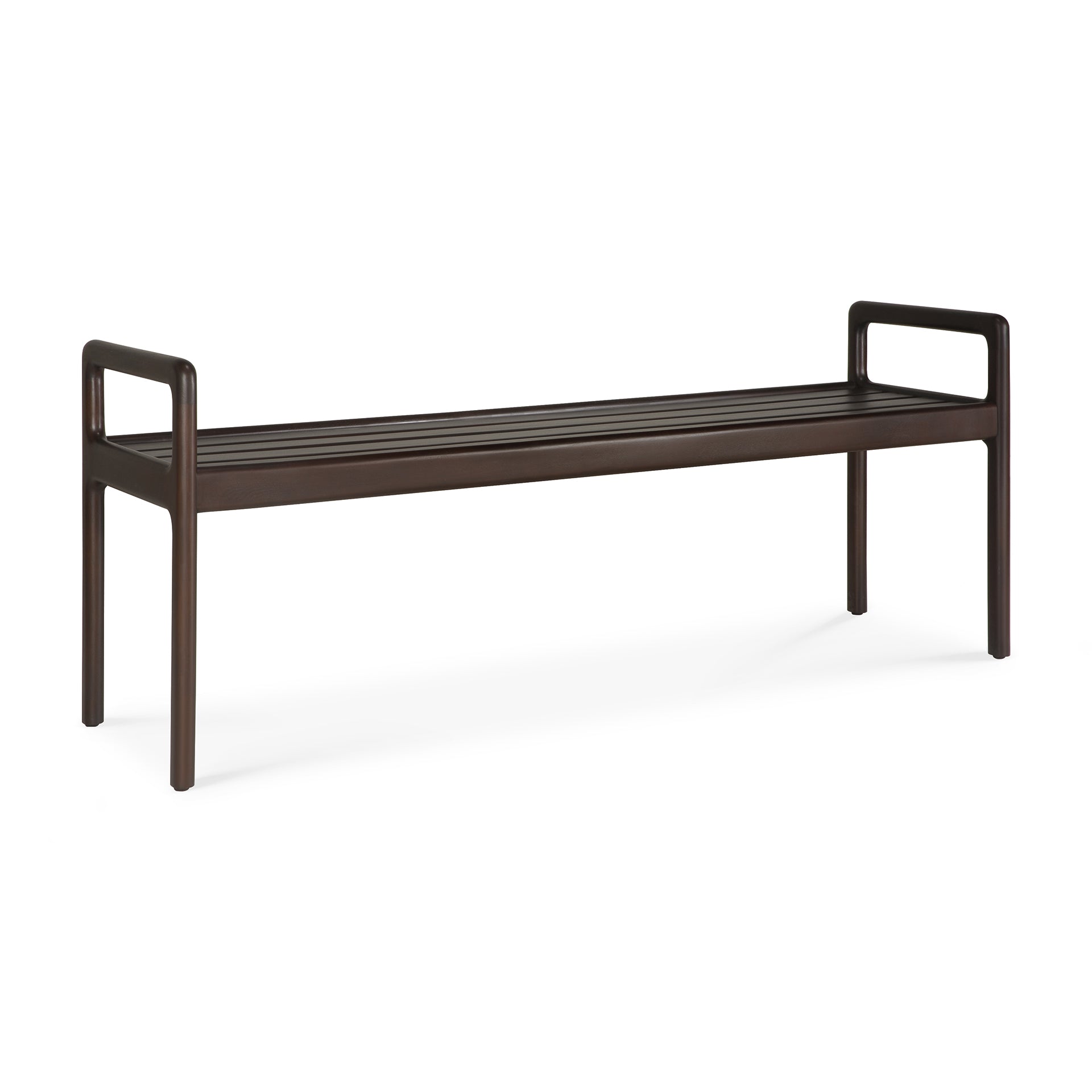 Jack-bench-varnished-mahogany-dark-brown-side-cut-Goode-Studio