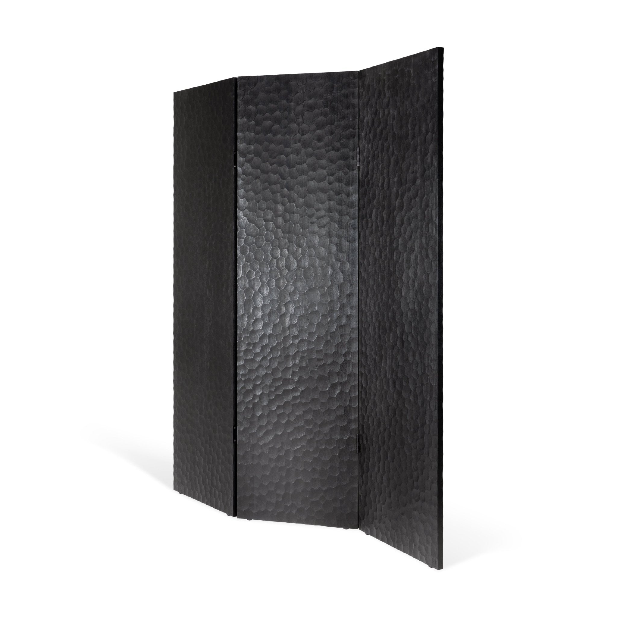 Chopped-room-divider-varnished-mahogany-black-side-cut-Goode-Studio