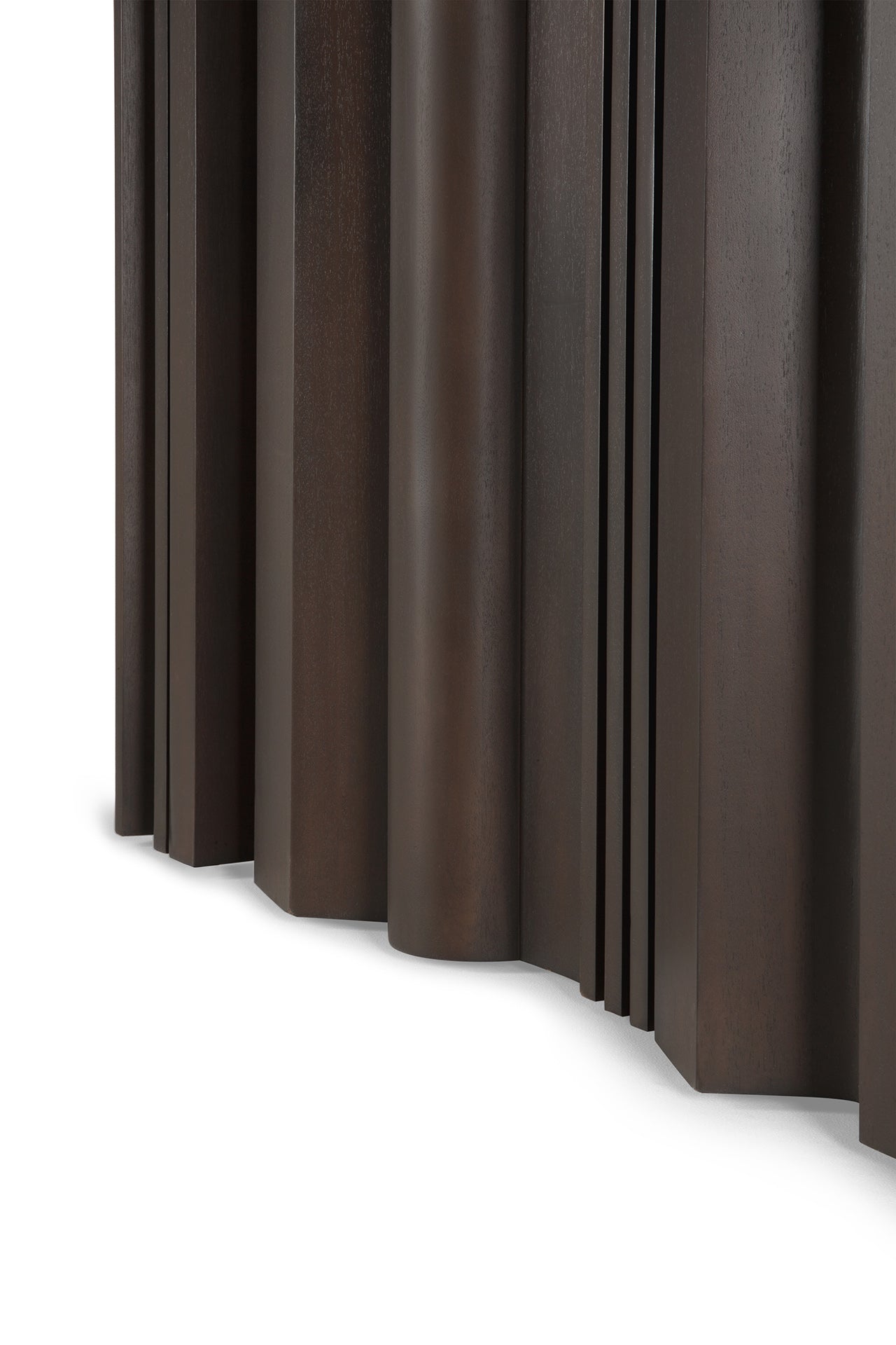Mahogany dining table for hospitality and commercial seating
