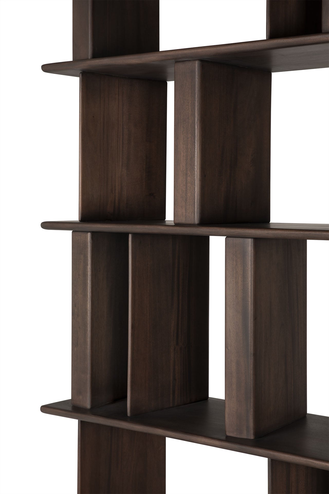Block racks-varnished-mahogany-Espresso-Matte-Goode-Studio