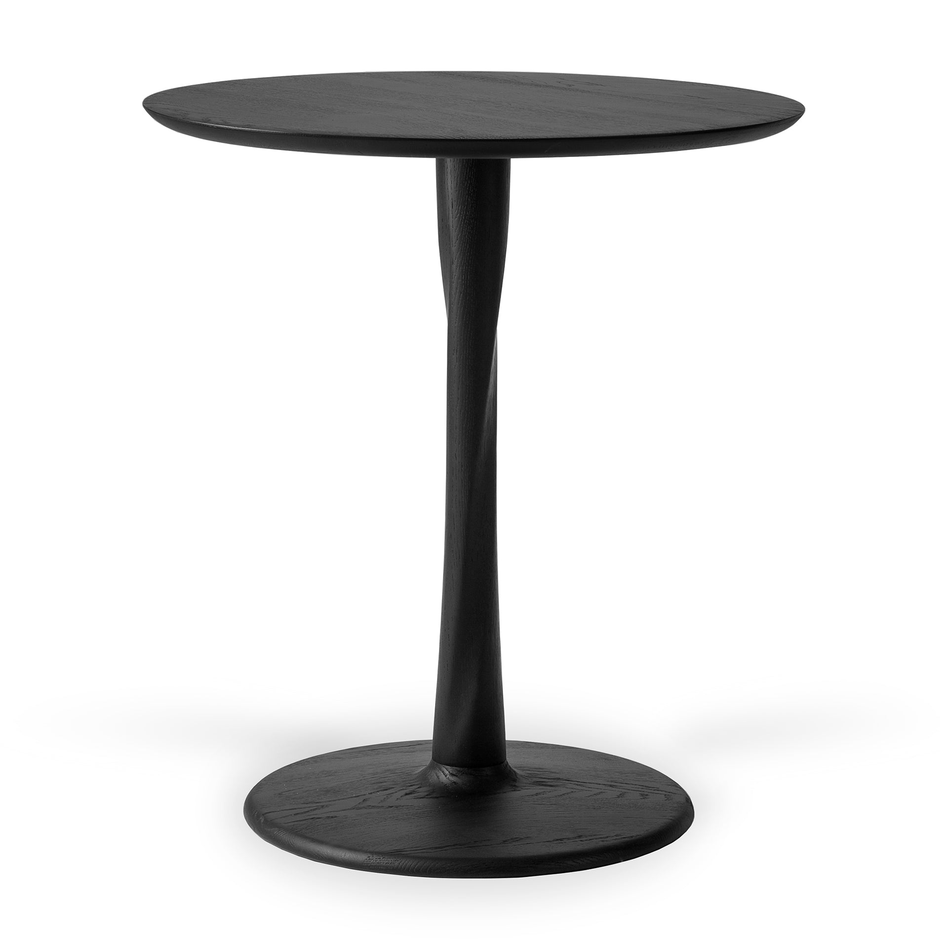 Torsion Dining Table Round, Oak Black