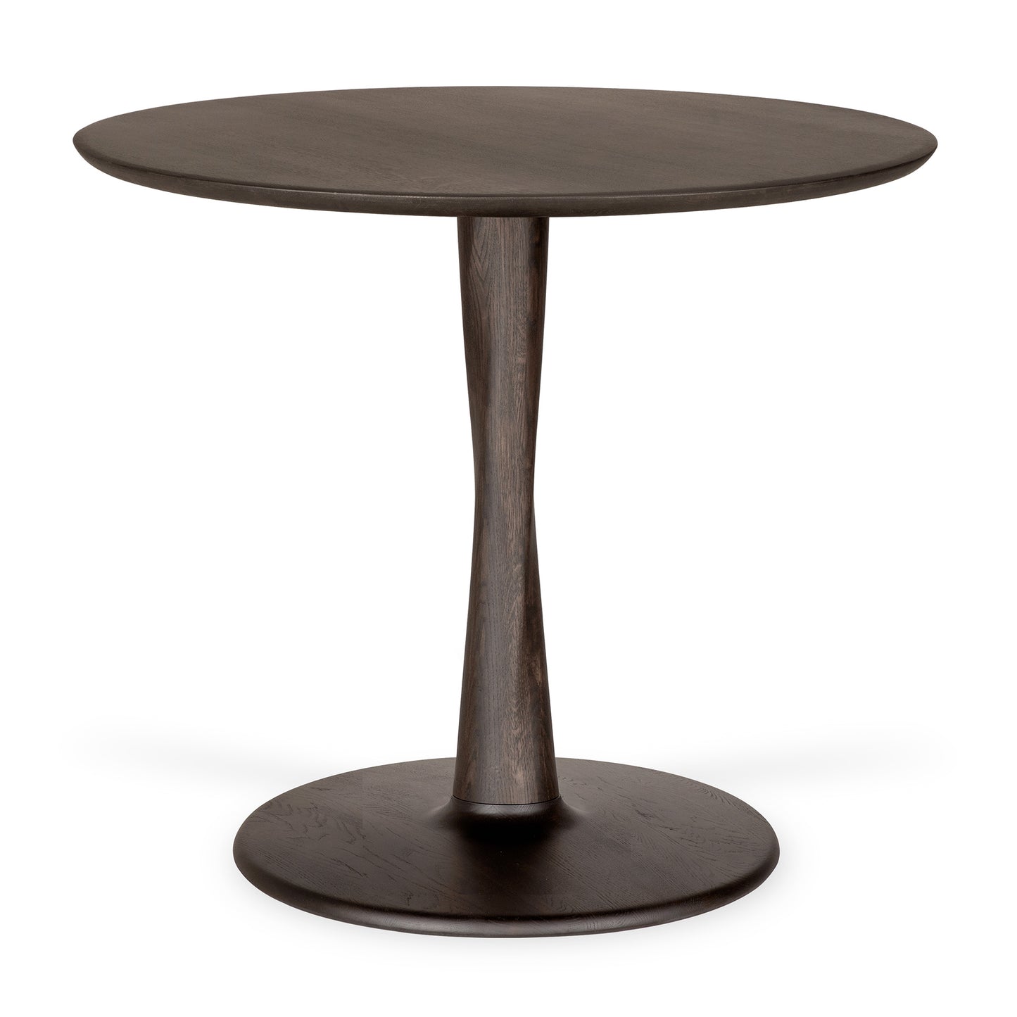 Solid oak Torsion dining table for café and hospitality seating
