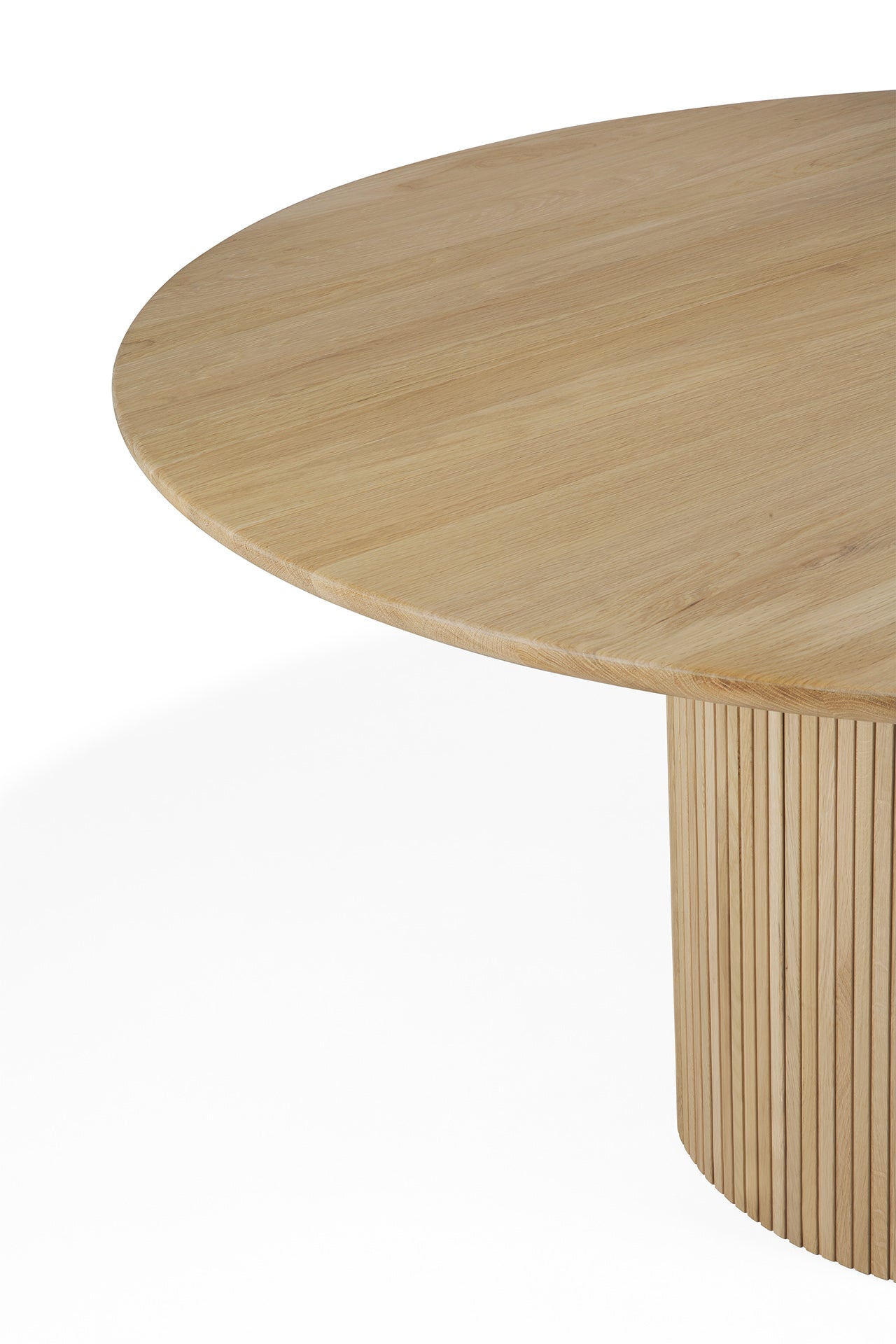 Roller Max dining table hardwood centerpiece modern dining space
