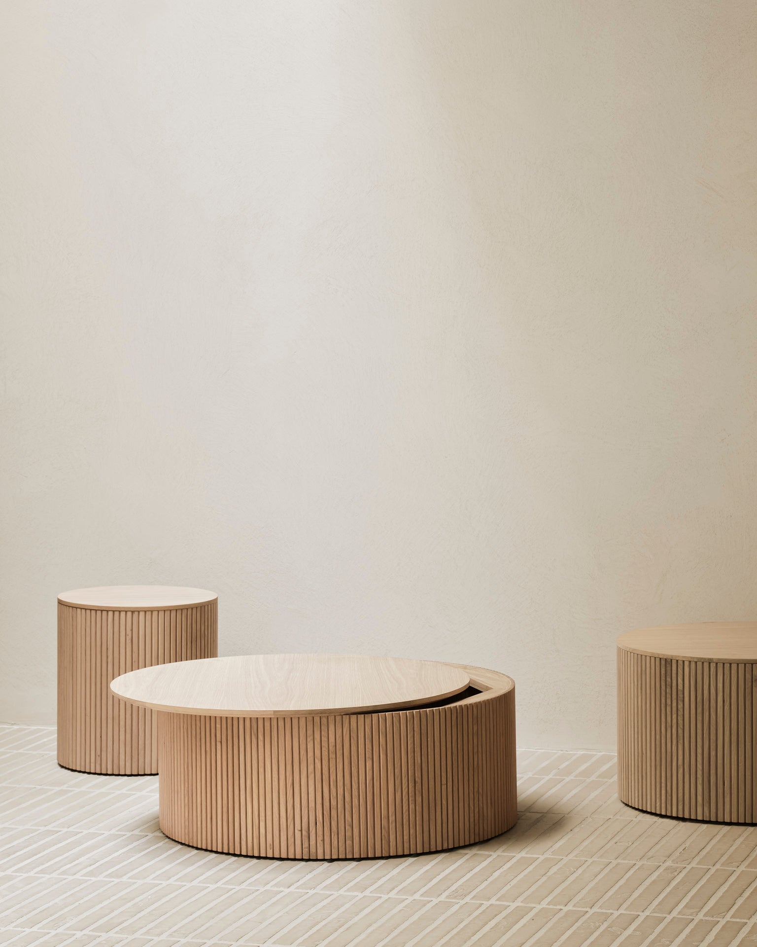 Roller-Max-coffee-table-oak-Roller-Max-side-table-oak-Goode-Studio