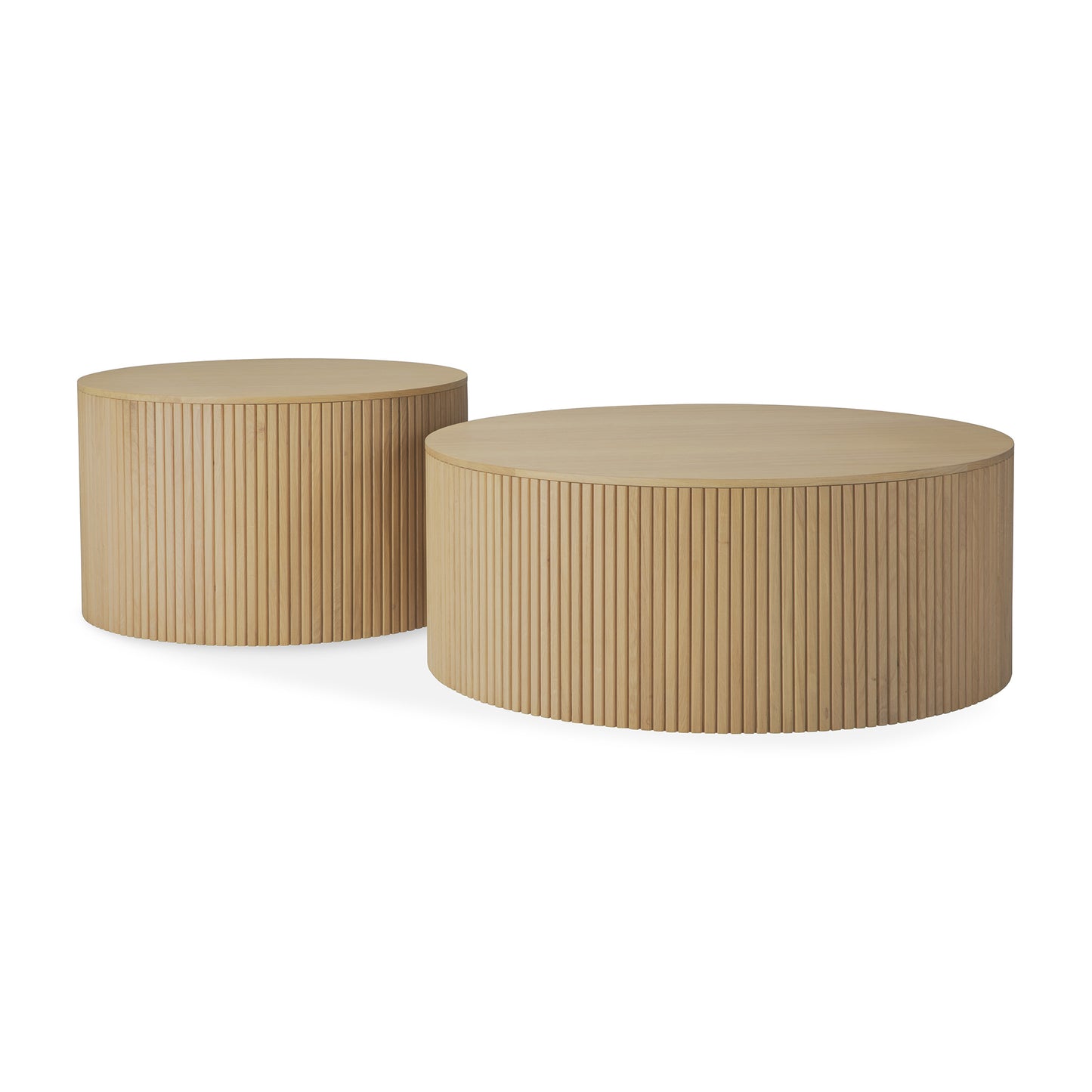 Roller-Max-coffee-table-oak-round-side-cut-Goode-Studio