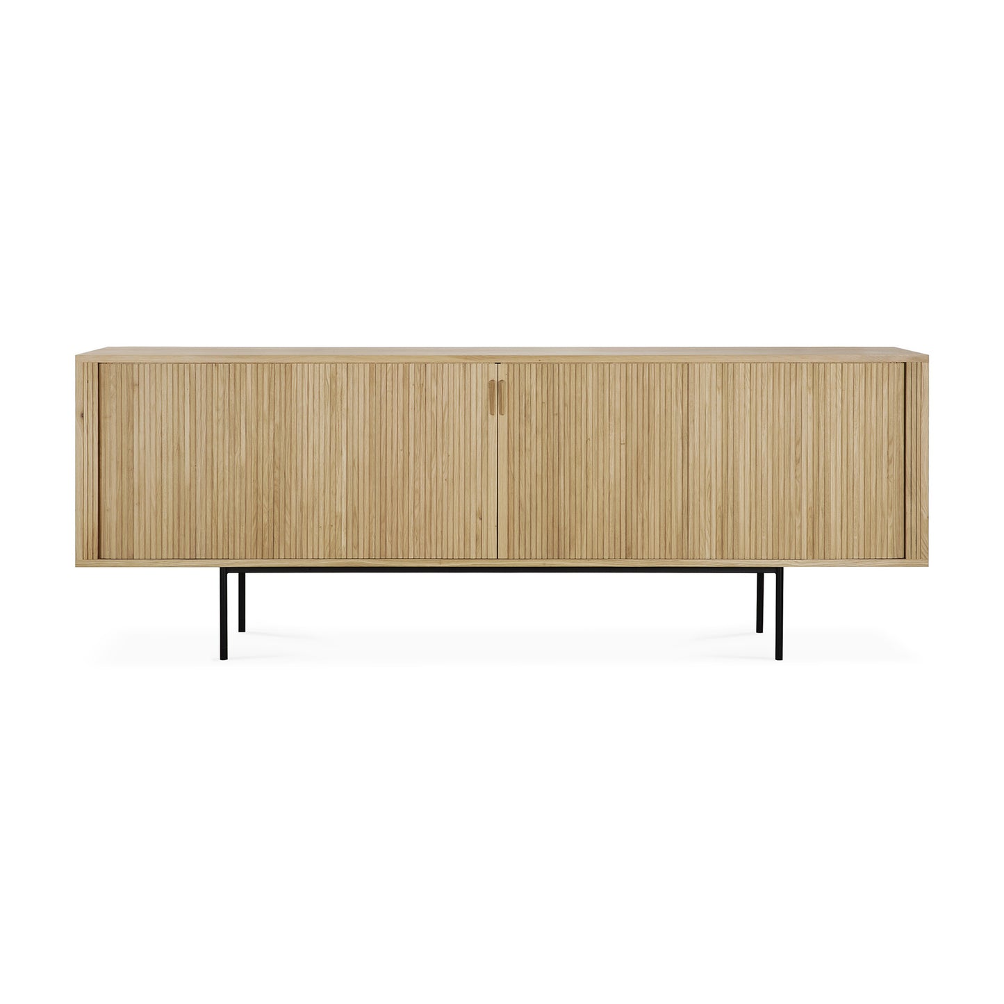 Roller Max sideboard-oak-2-doors-front-cut-Goode-Studio