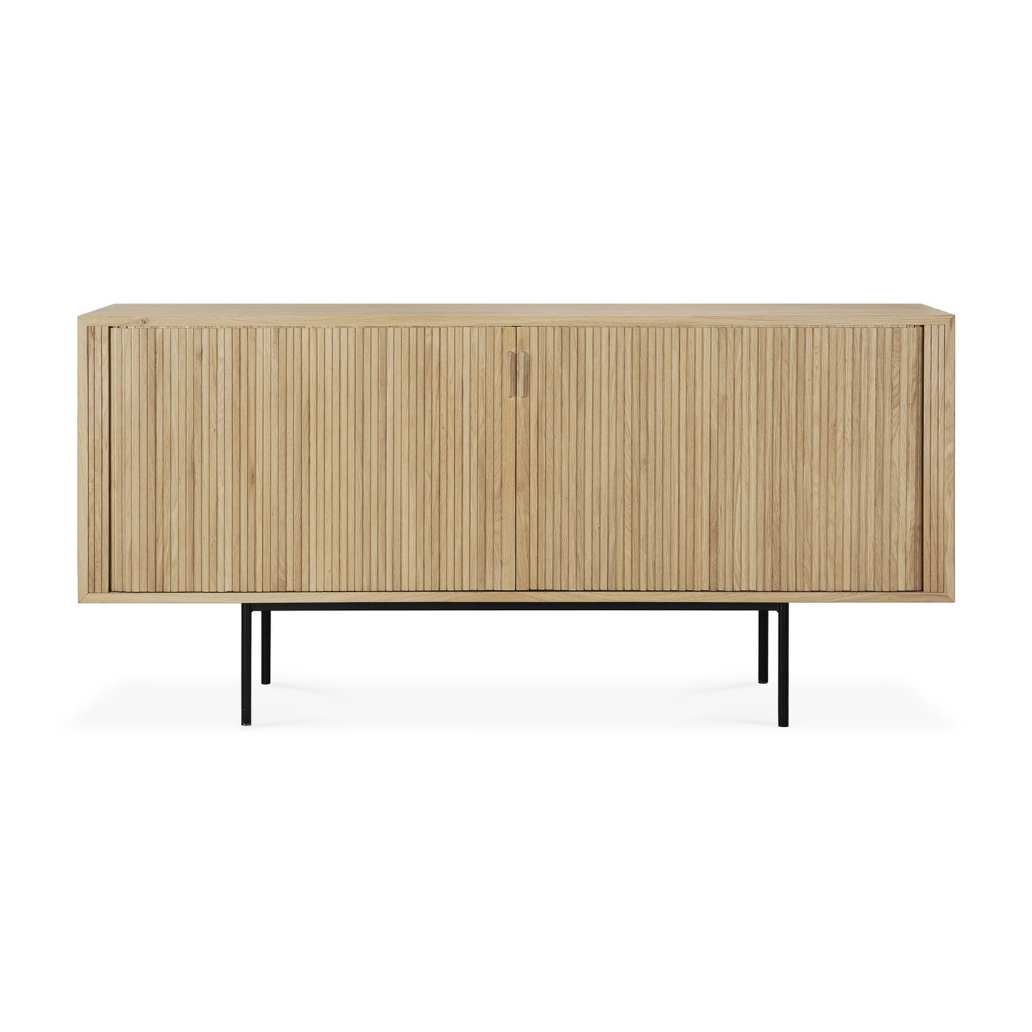 Roller Max sideboard-oak-2-doors-front-cut-Goode-Studio