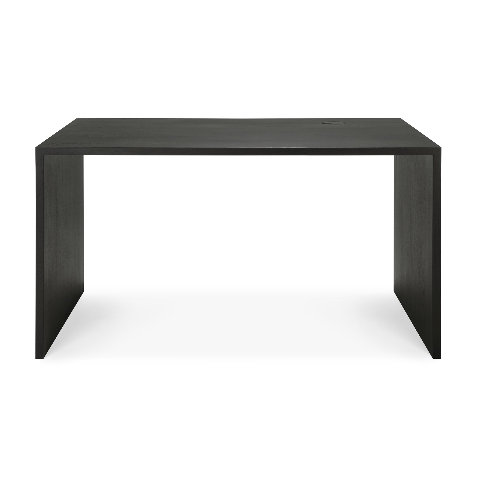 U Desk - Oak Black