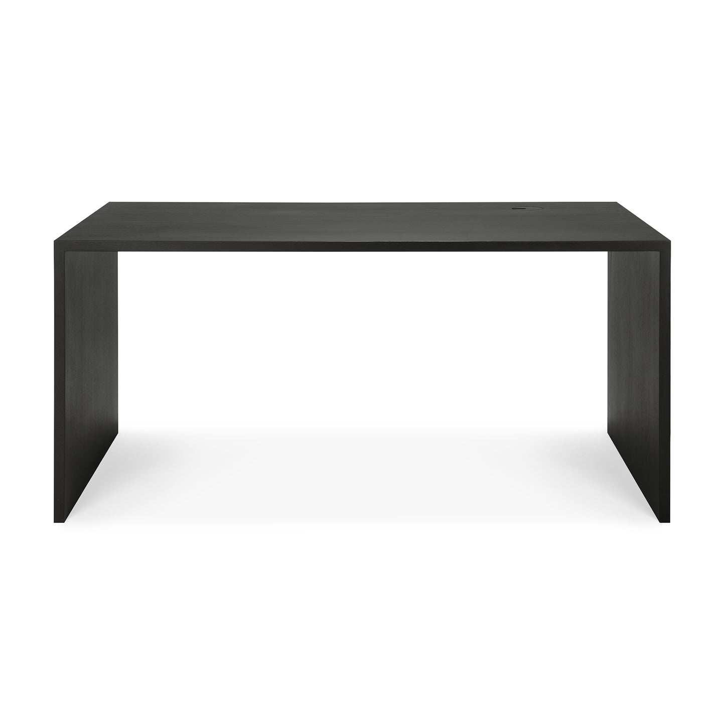 Oak-U-black-desk-varnished-front-cut-Goode-Studio