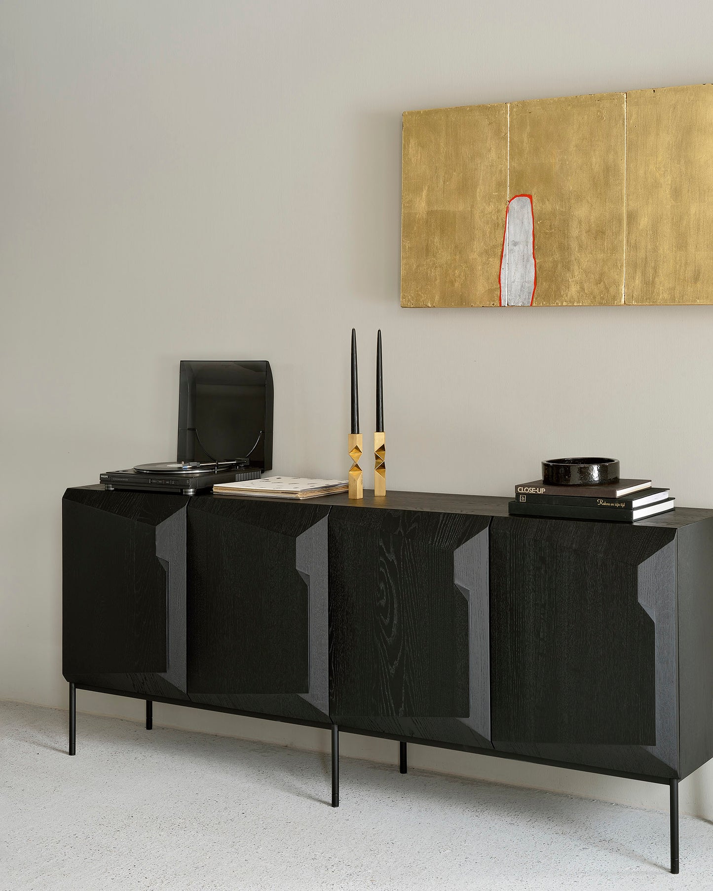 Oak-Stairs-sideboard-black-Goode-Studio