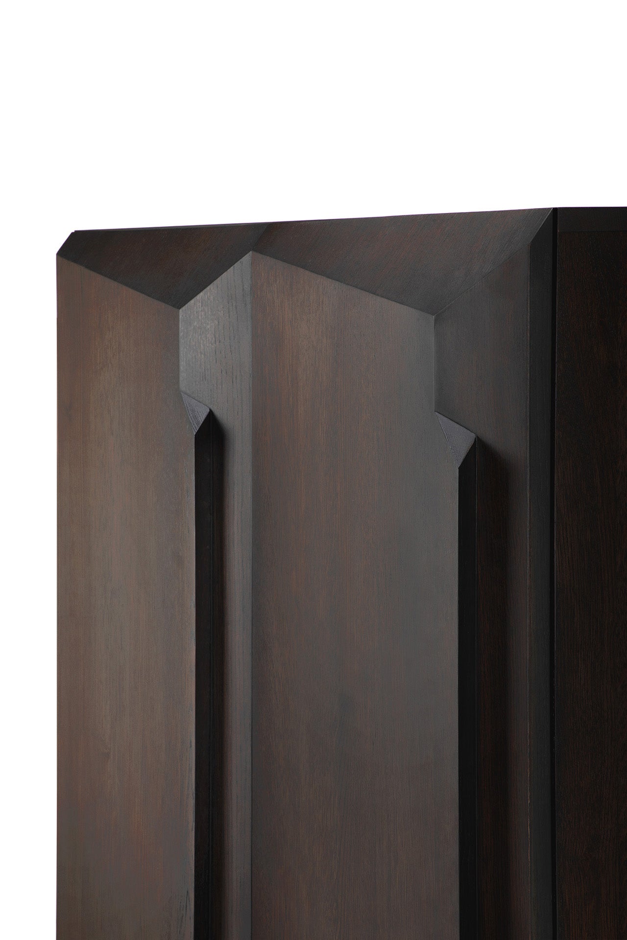 Stairs cupboard-varnished-oak-Brown-cut-Goode-Studio