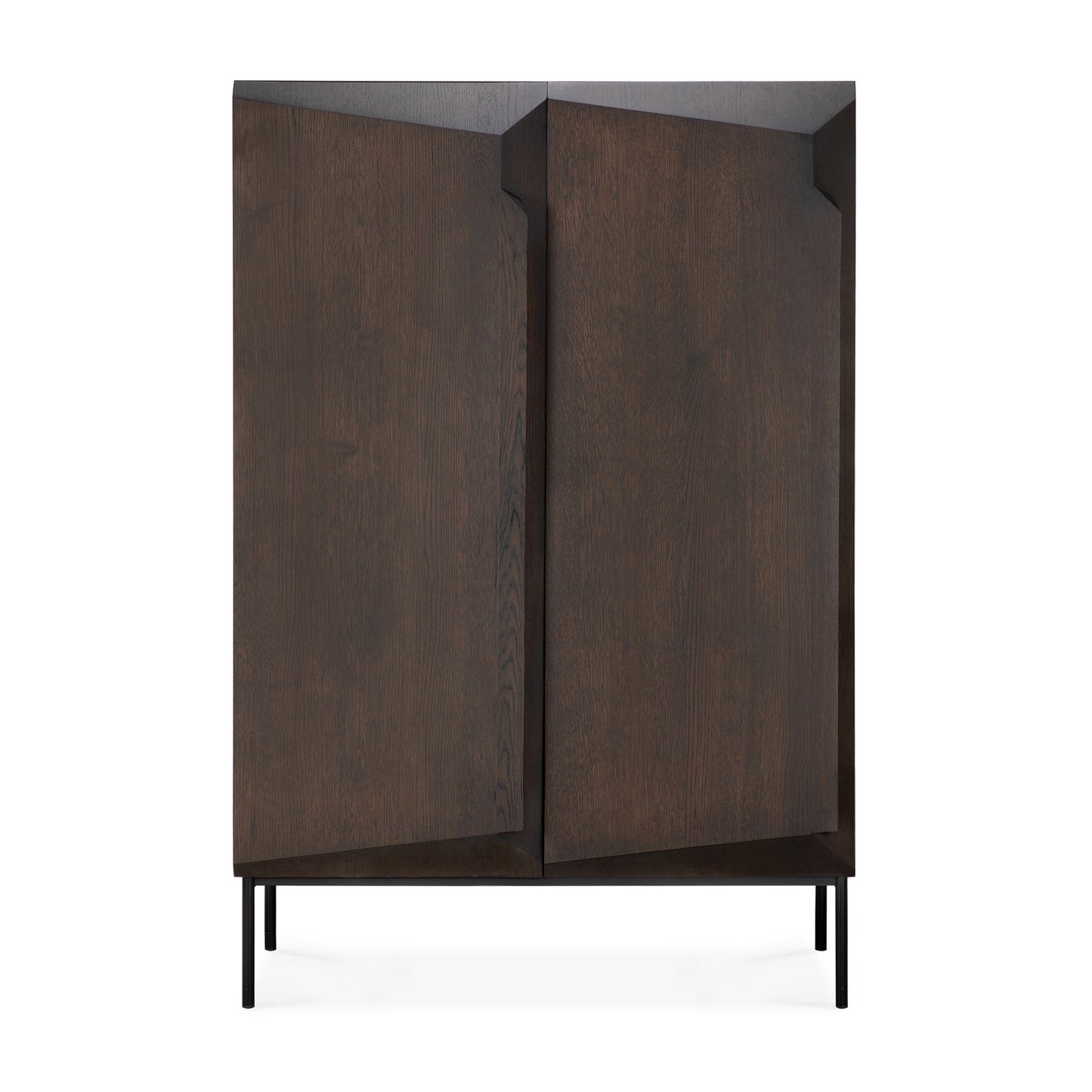 Stairs cupboard-varnished-oak-Brown-front-cut-Goode-Studio