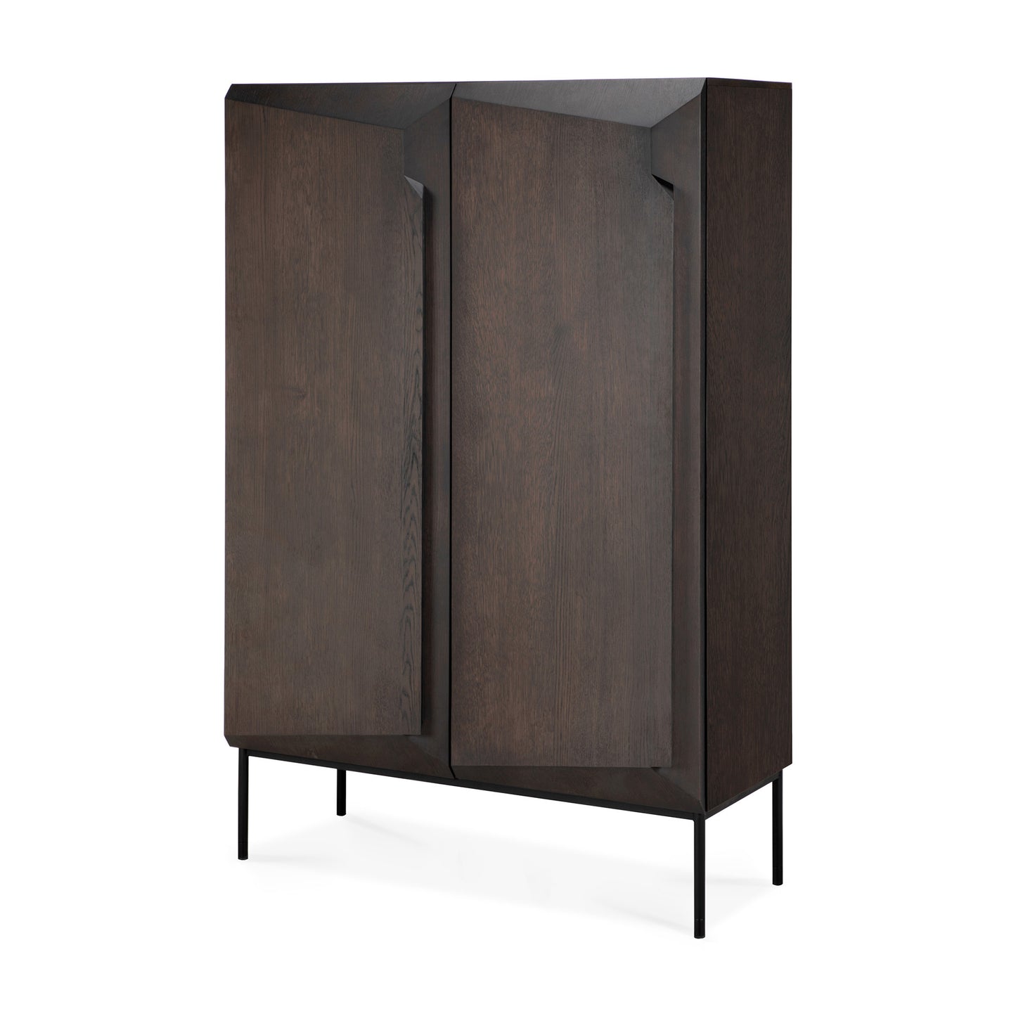 Stairs cupboard-varnished-oak-Brown-side-cut-Goode-Studio