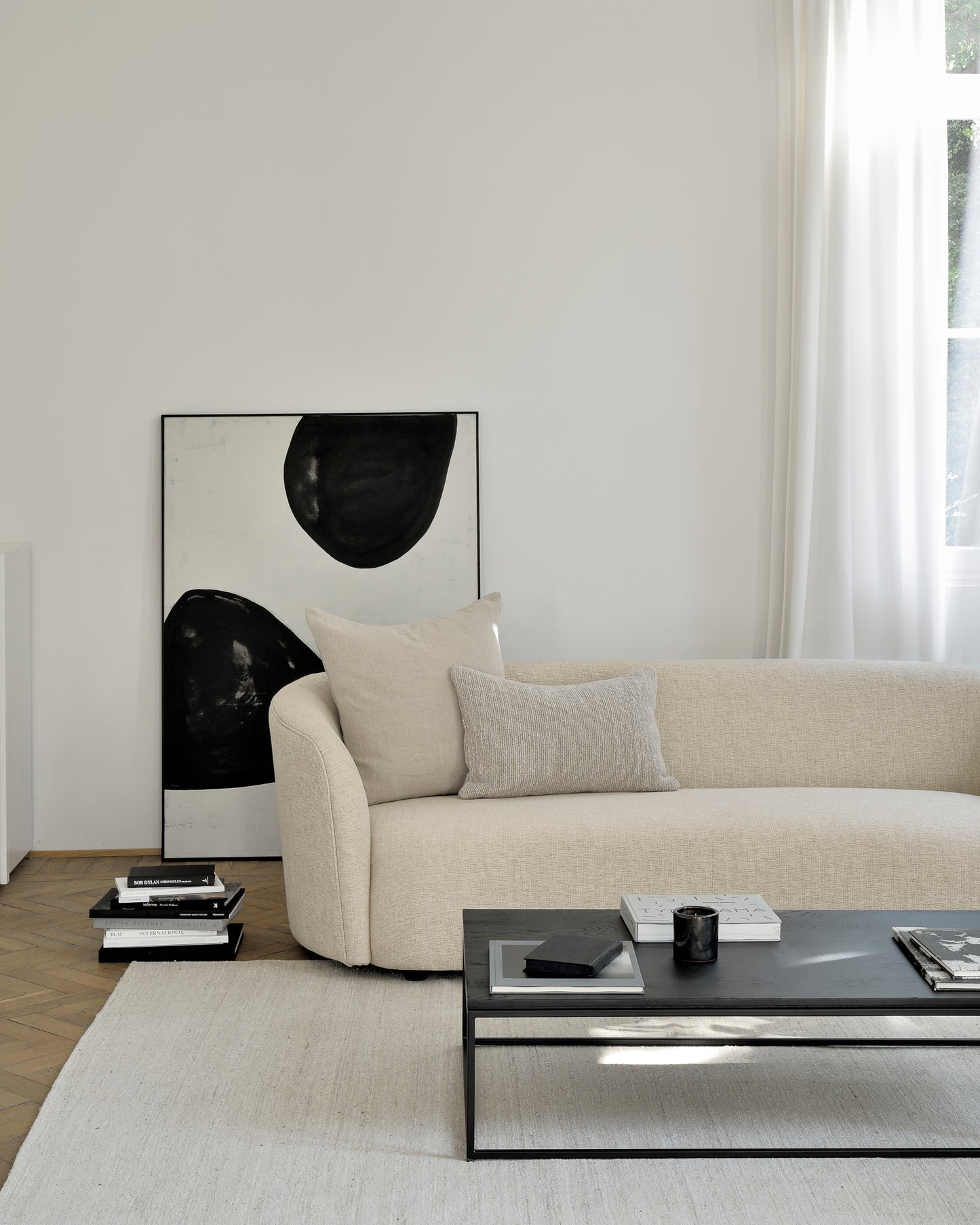 Ellipse Sofa, Oatmeal - Goode Studio