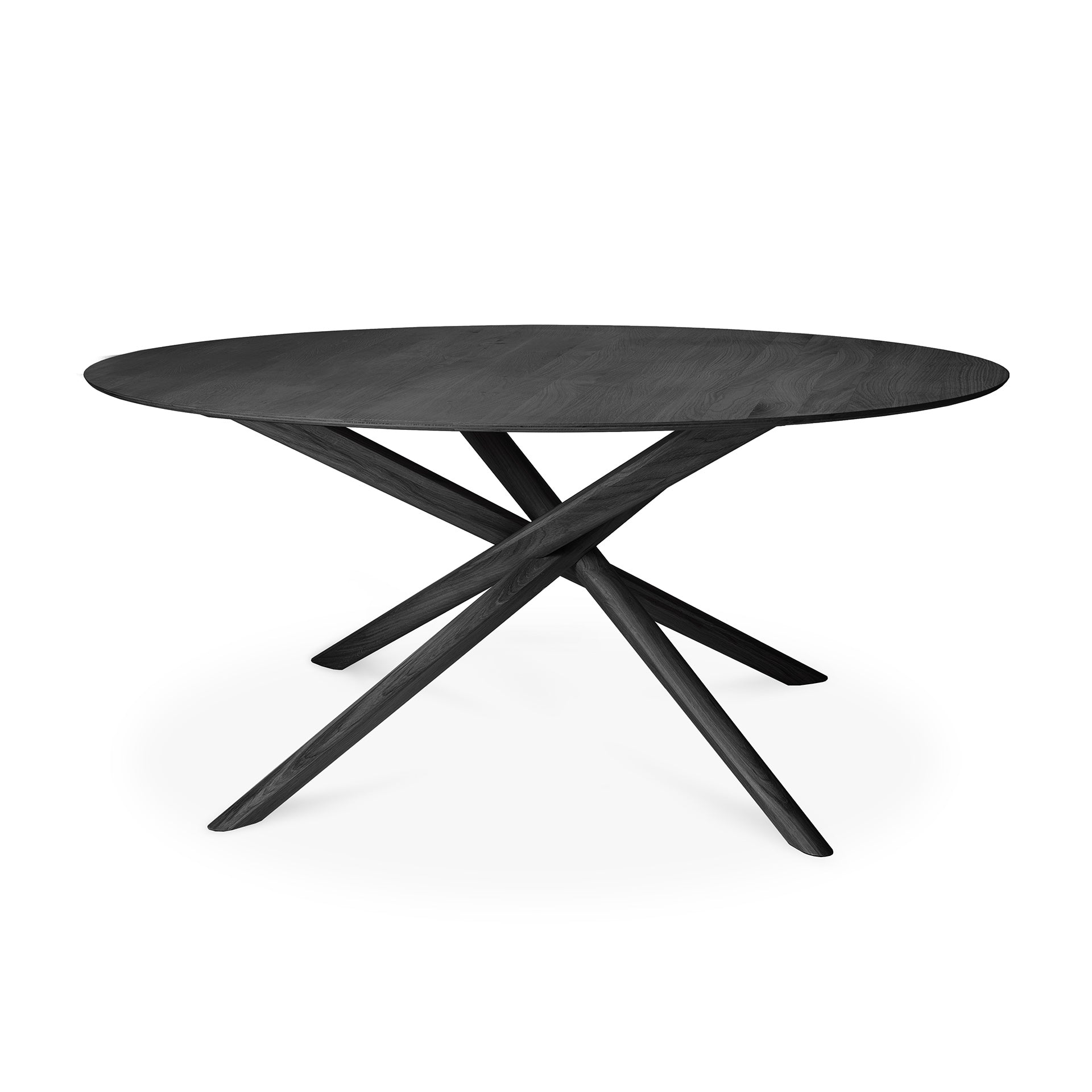 Mikado Dining Table - Oak Black - Round