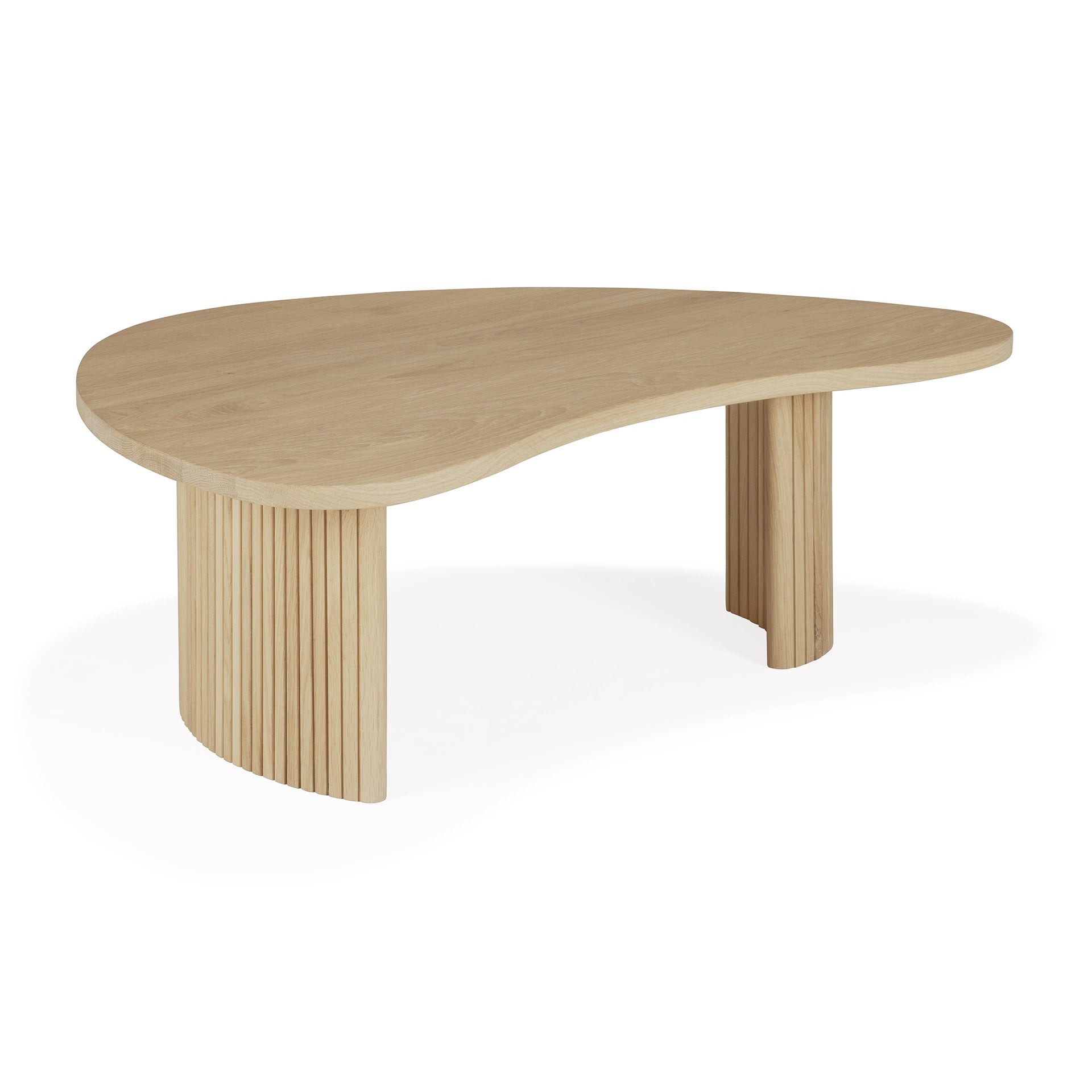 Boomerang Coffee Table, Oak