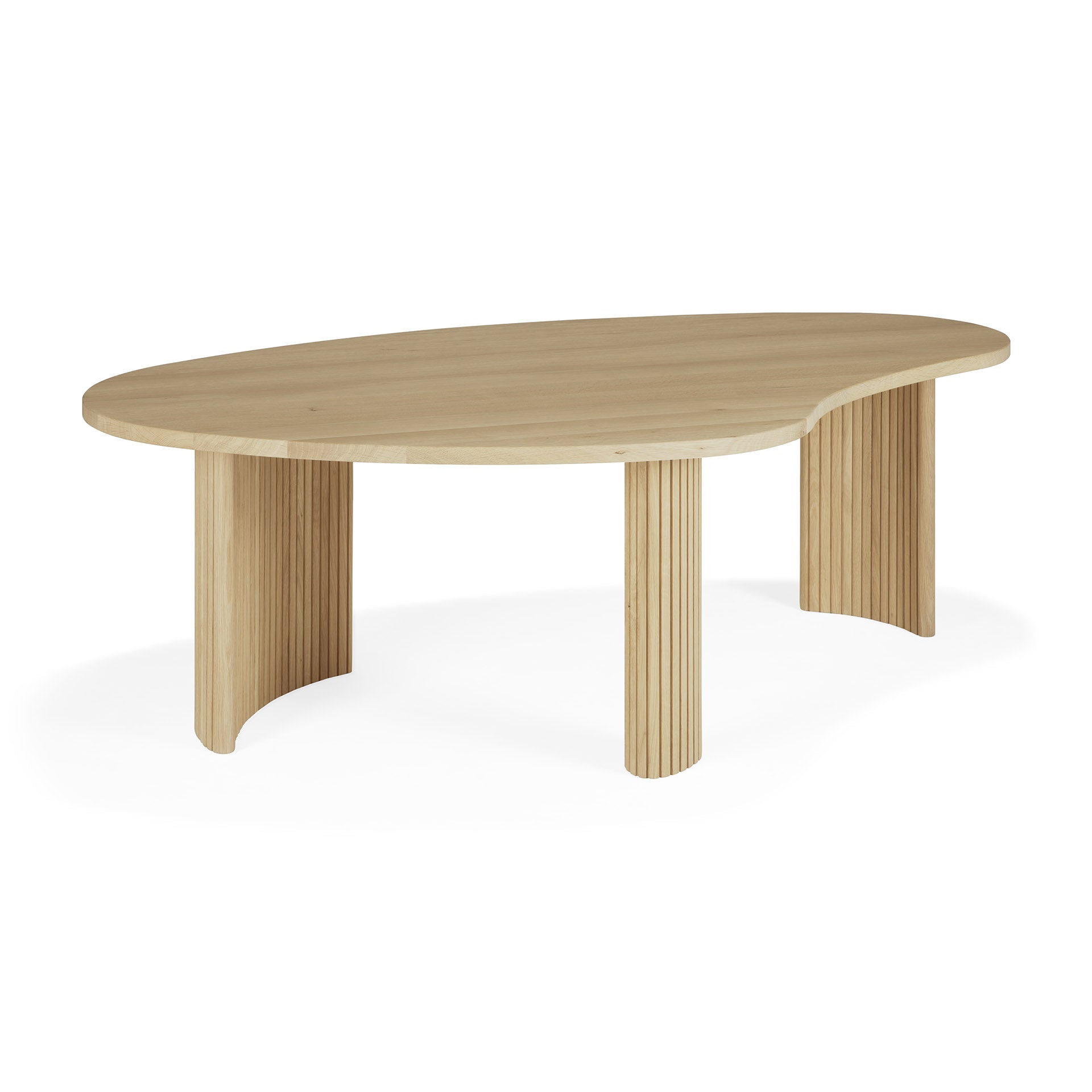 Boomerang-coffee-table-oak-pebble-shape-front-cut-Goode-Studio