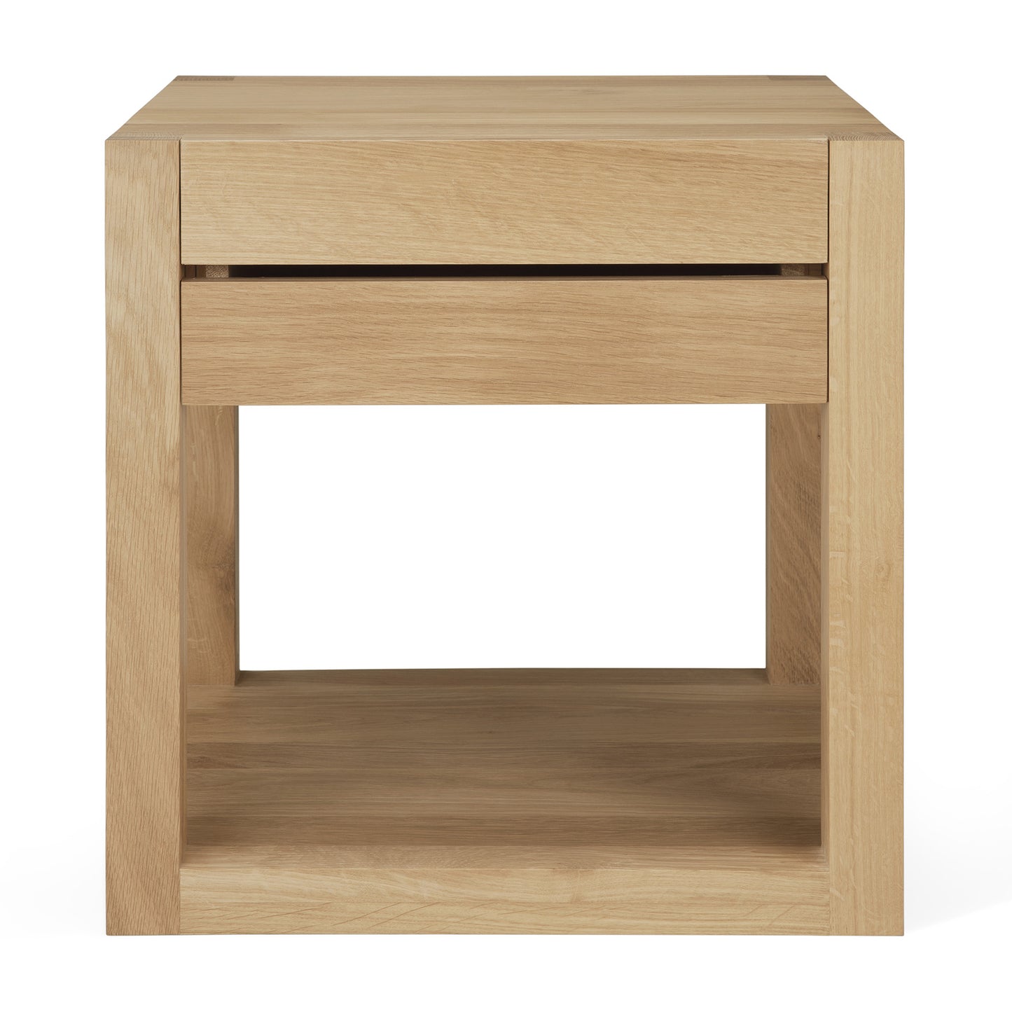 Azur bedside table solid oak nightstand with drawer
