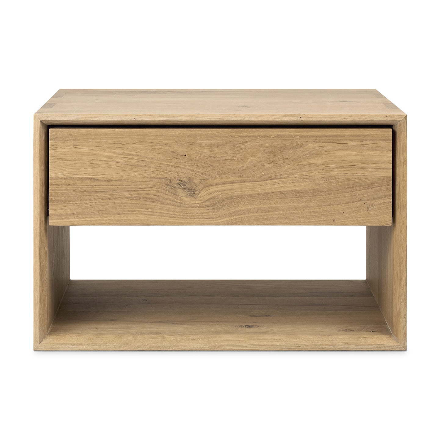 Nordic II bedside table solid oak standing nightstand
