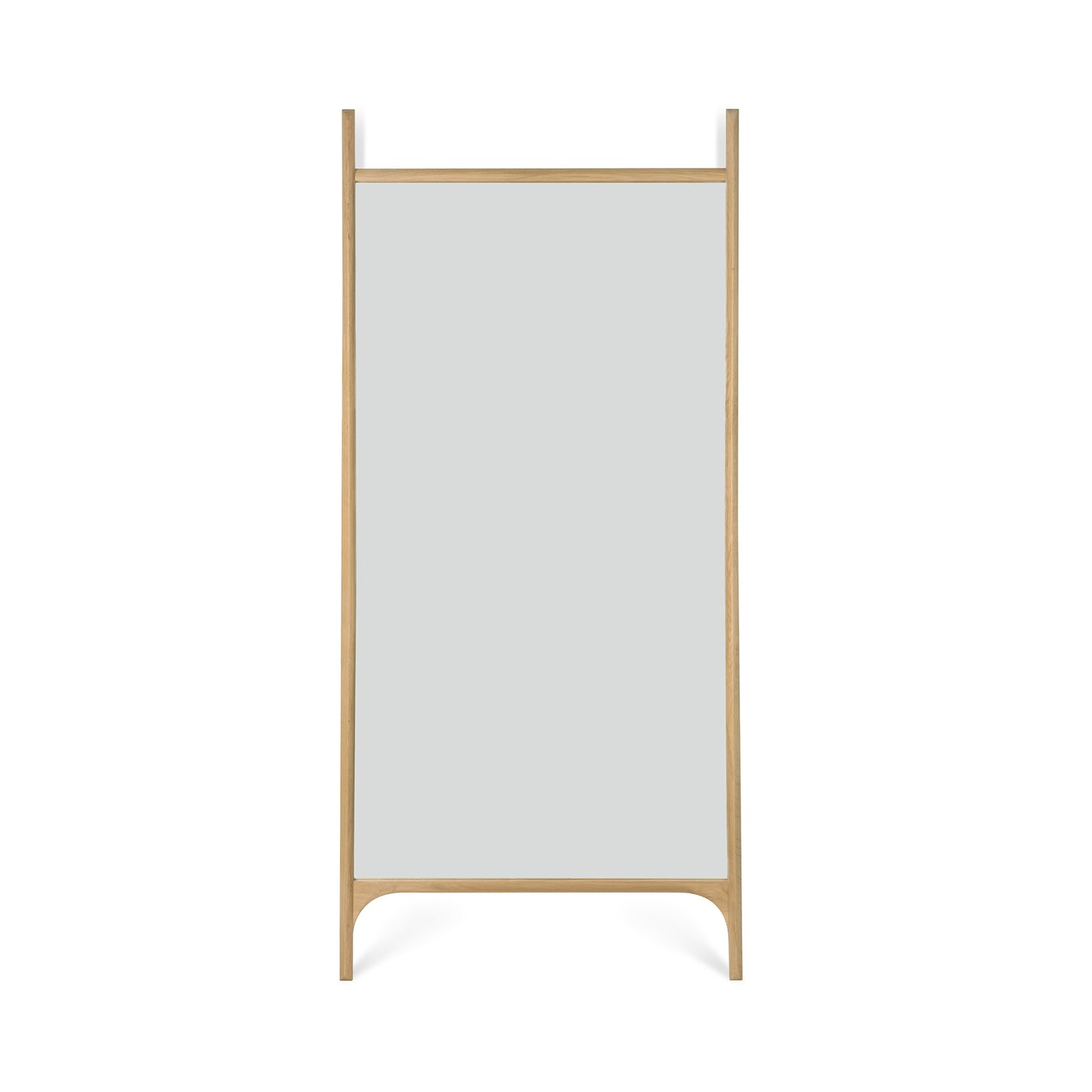PI floor mirror in oak by Goode Studio