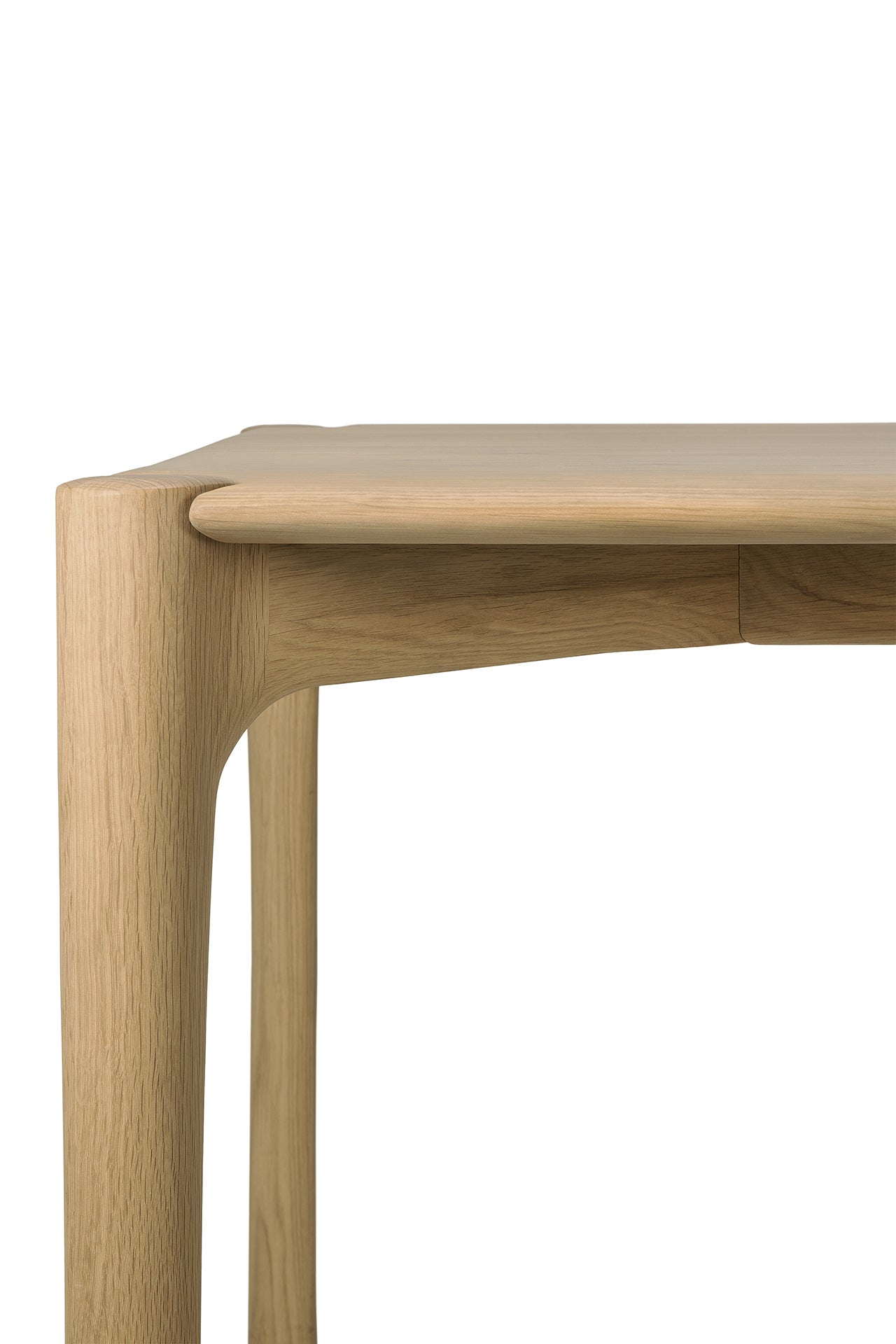 PI dining table oak for model home dining interior
