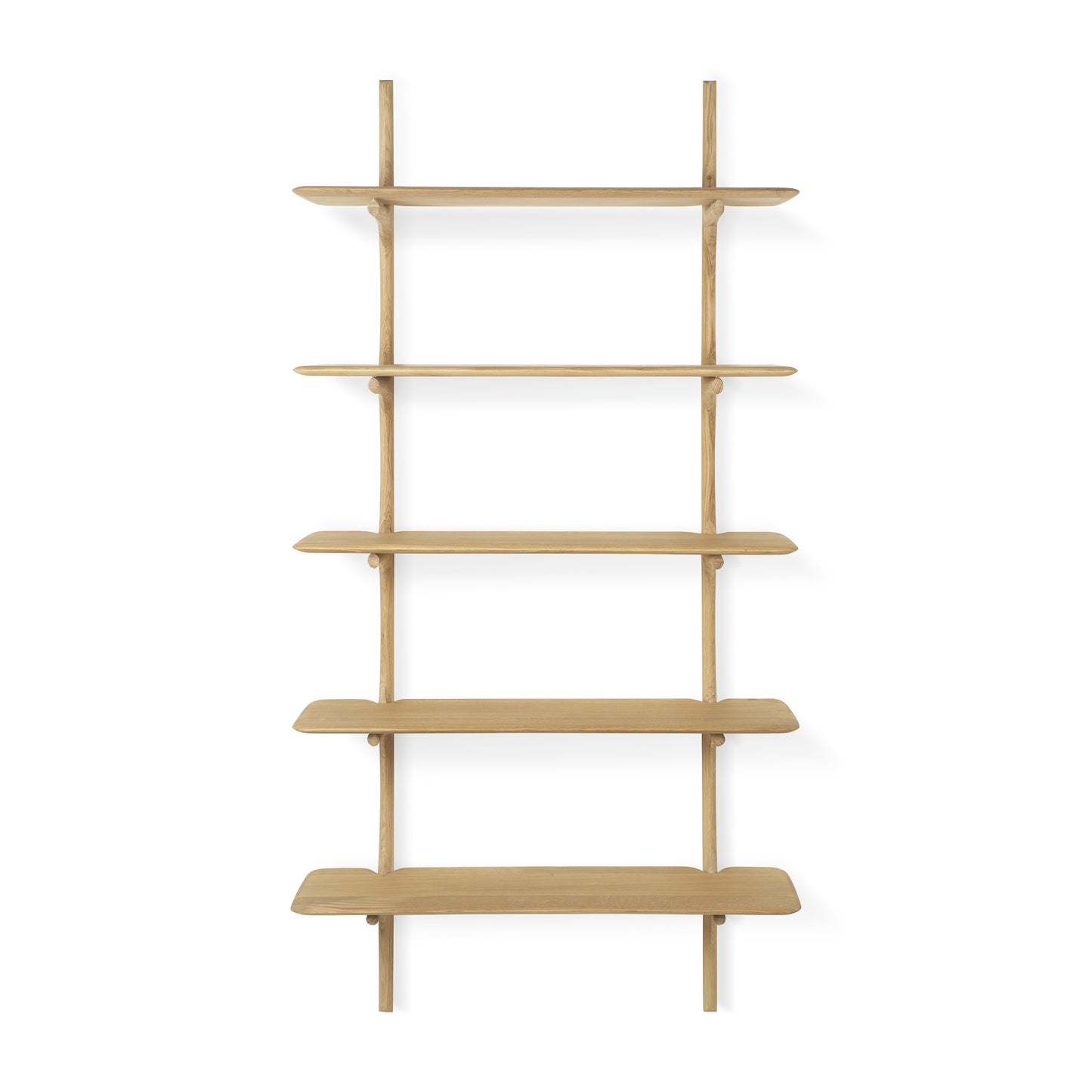 PI-wall-shelf-5-shelves-oak-front-cut-Goode-Studio