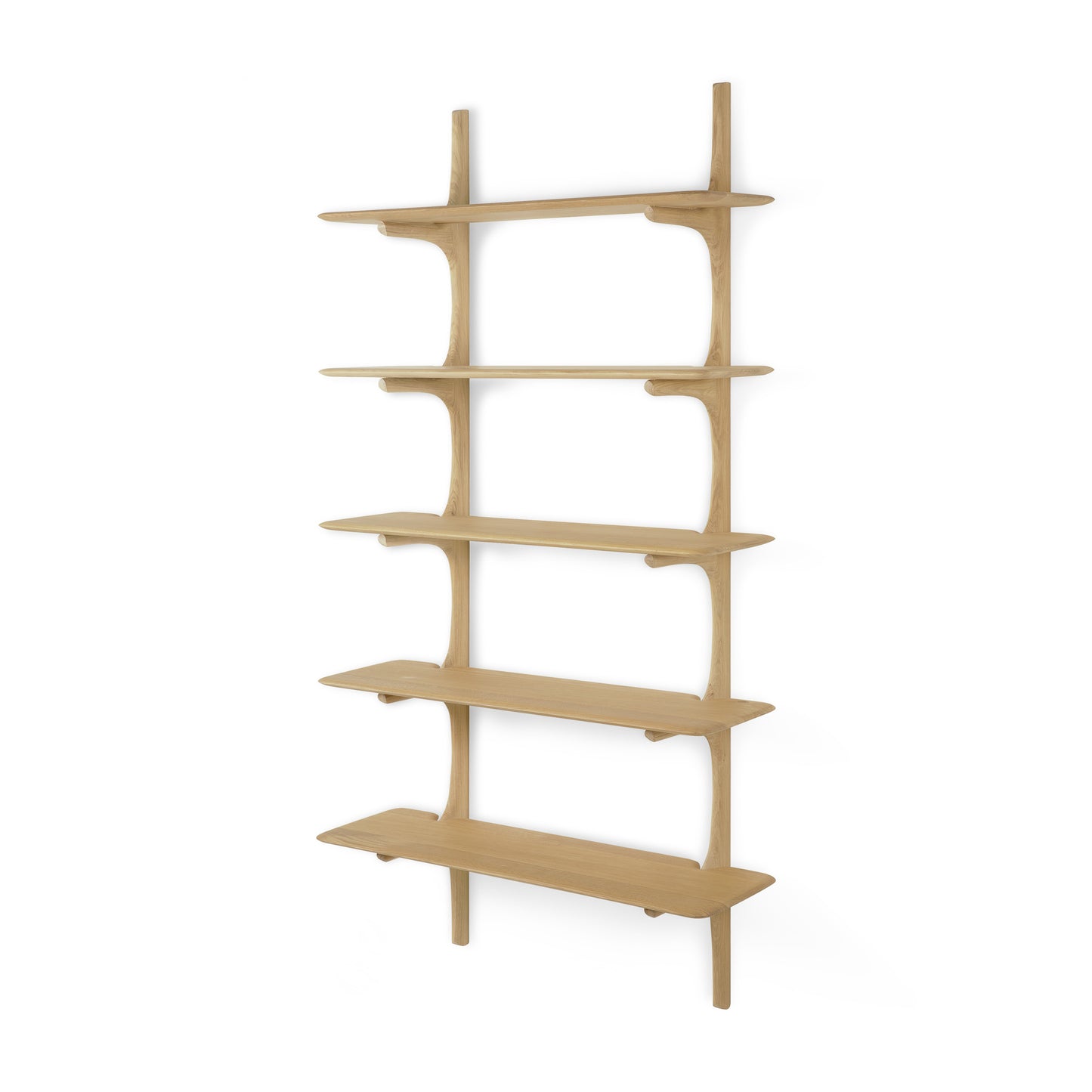 PI-wall-shelf-5-shelves-oak-side-cut-Goode-Studio