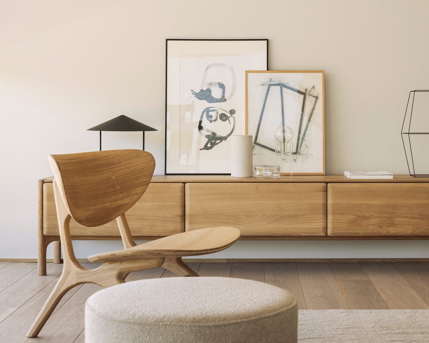 Eye Lounge Chair, Oak - Goode Studio