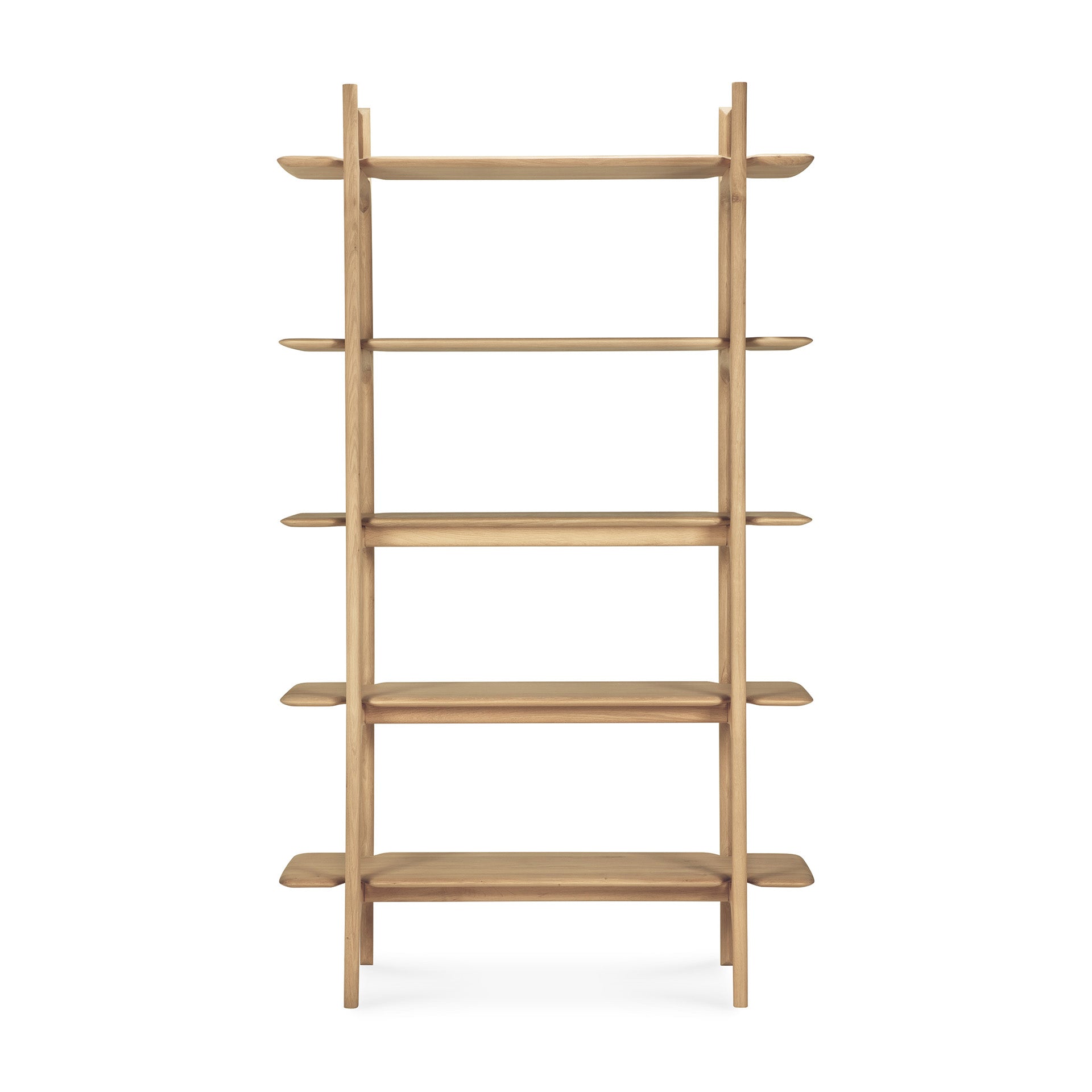 PI-rack-oak-5-shelves-front-cut-Goode-Studio