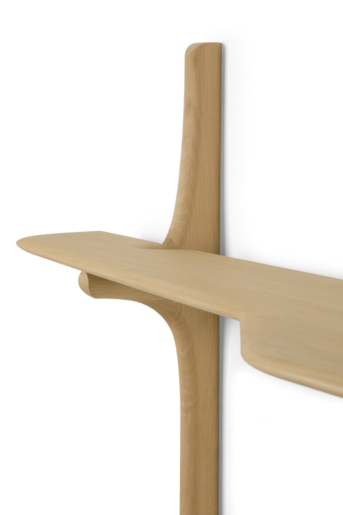 PI Wall-Mounted Desk, Oak - Goode Studio