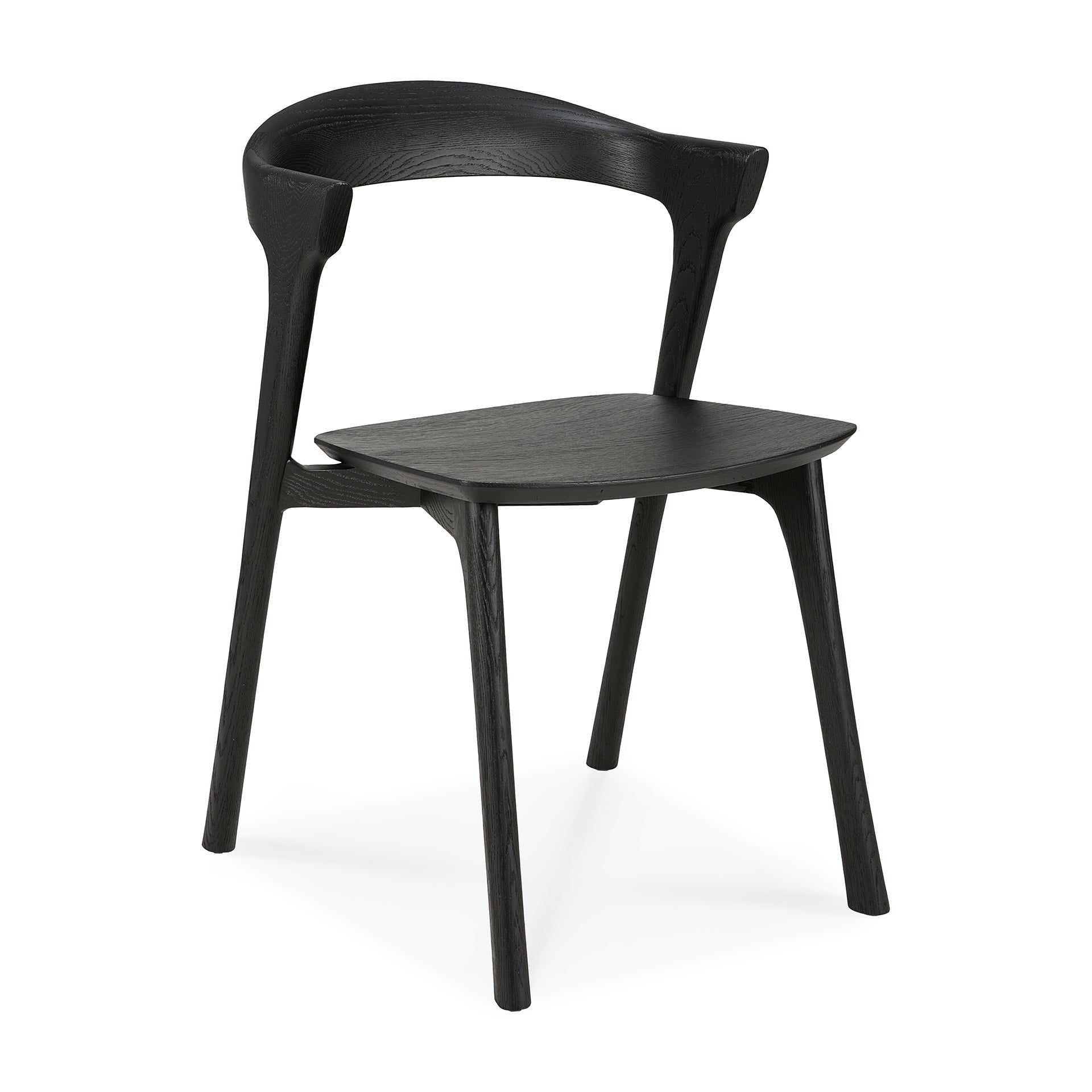 Oak-Bok-black-dining-chair-side-cut-Goode-Studio
