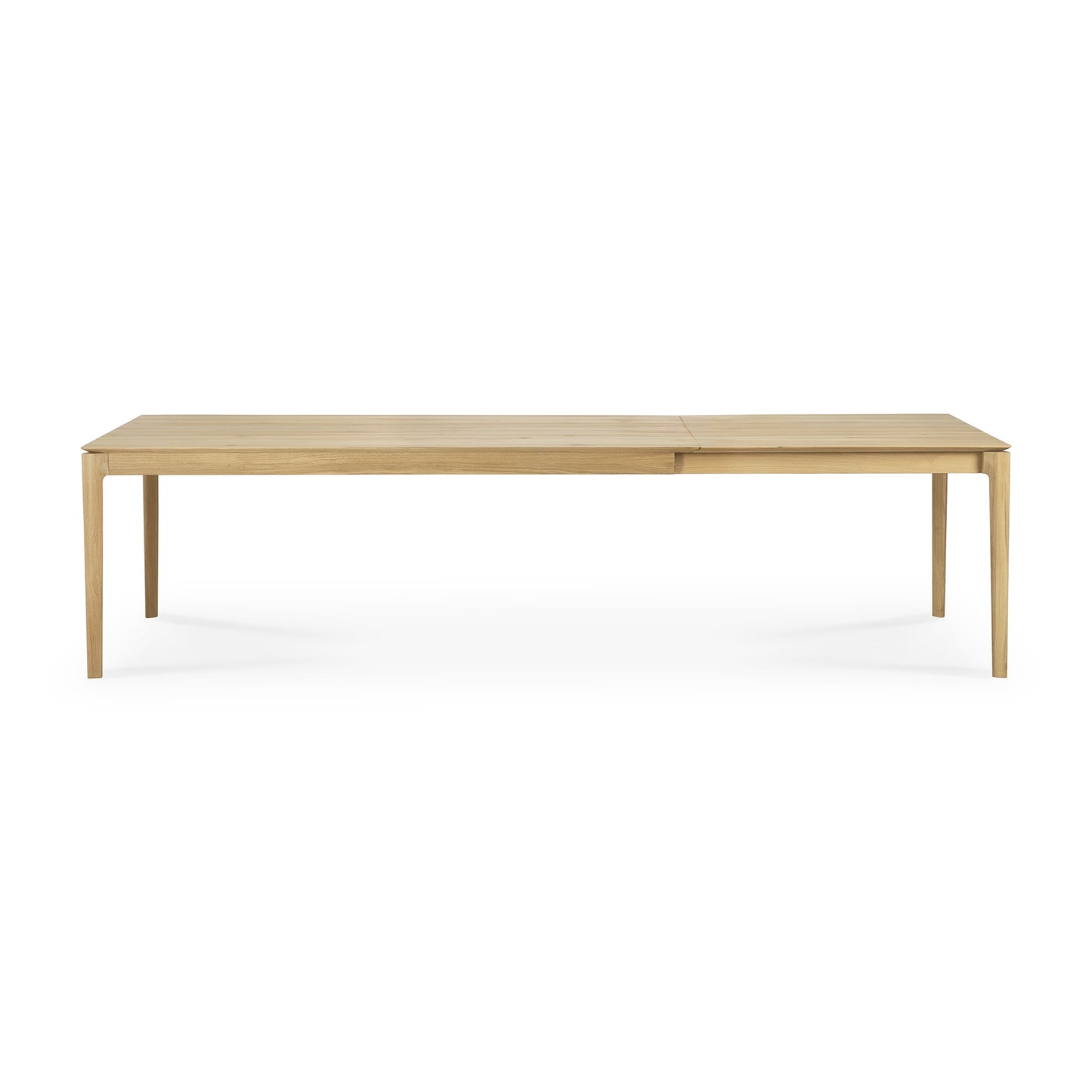 Bok extendable dining table solid oak rectangular dining table
