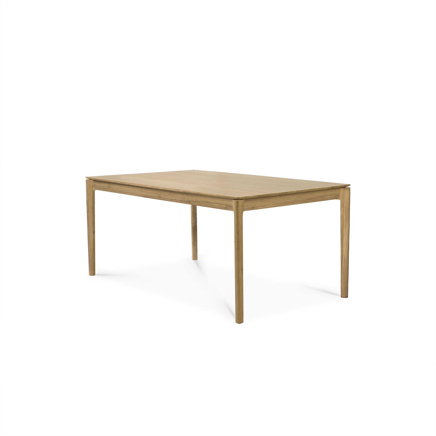 Sculptural extendable dining table inspired by organic curved design