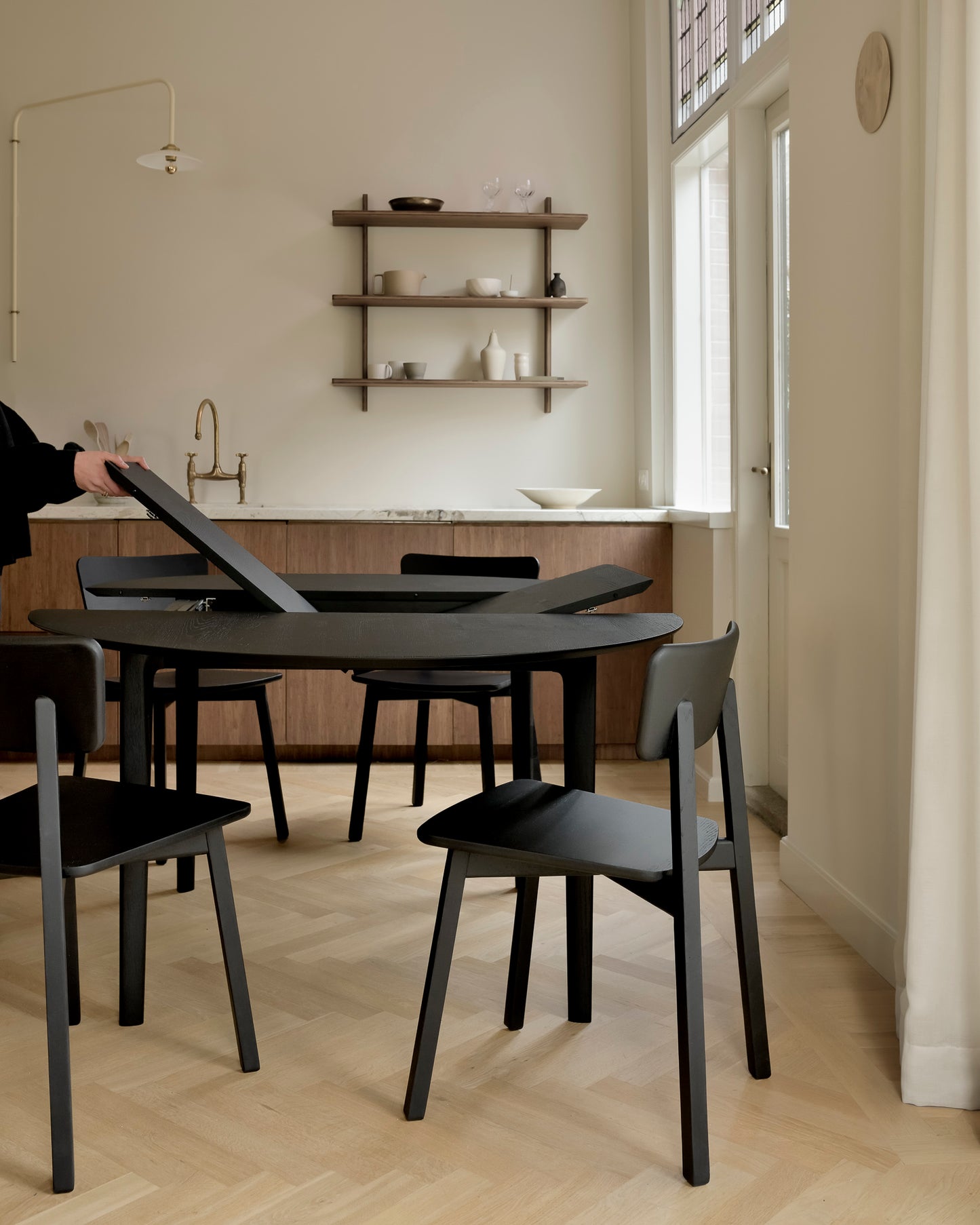 Bok-extendable-dining-table-Casale-dining-chair-Goode-Studio