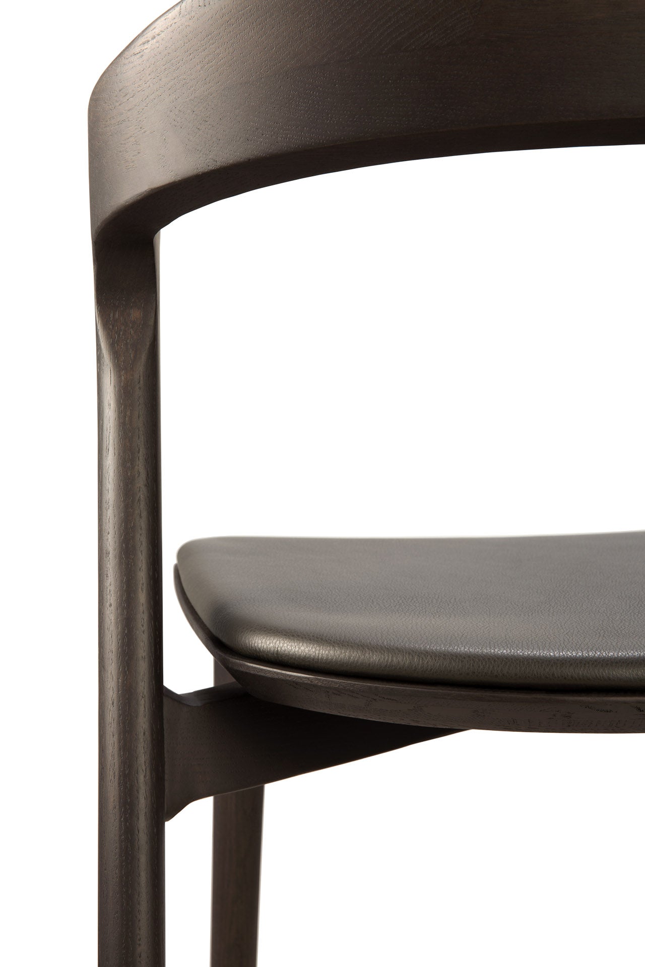 Oak-Bok-brown-dining-chair-leather-brown-varnished-Goode-Studio