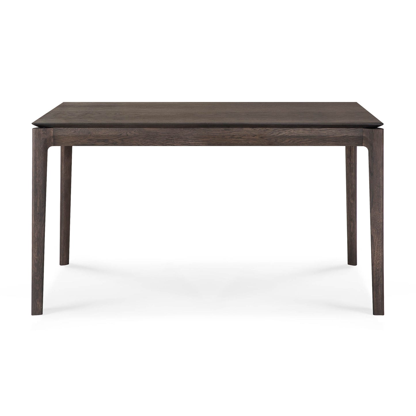 Bok extendable dining table in varnished oak brown by Goode Studio
