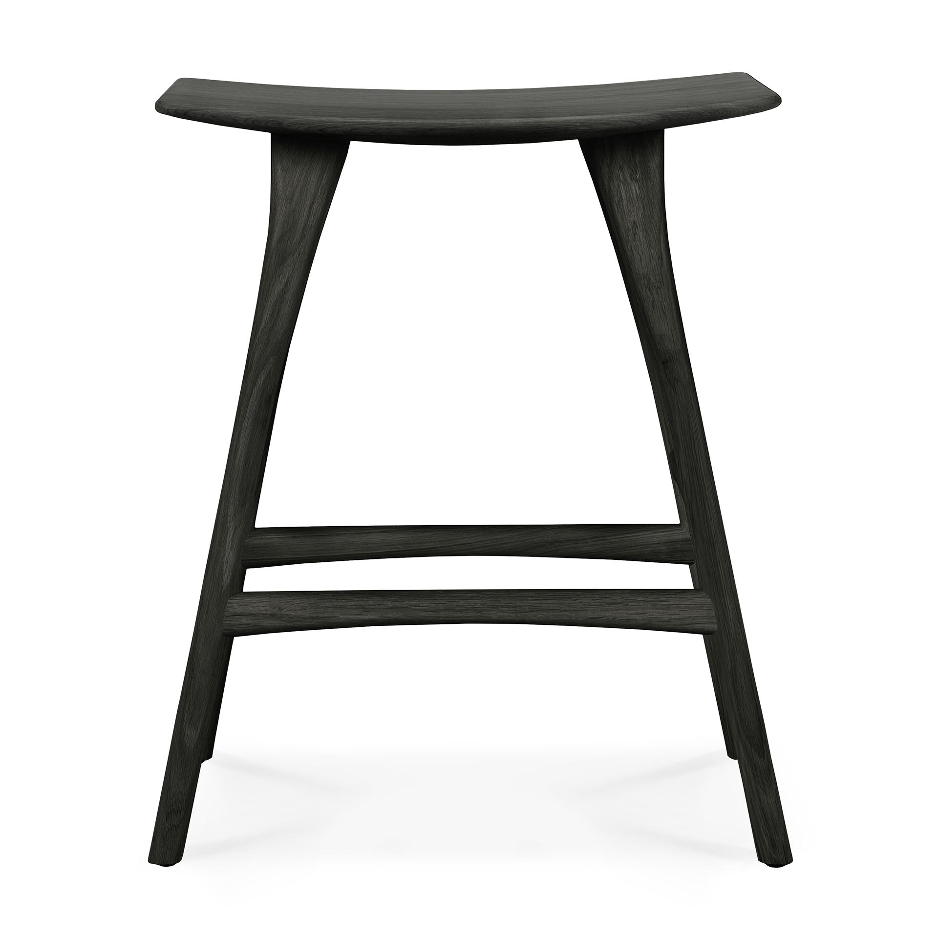 Oak-Osso-black-counter-stool-front-cut-Goode-Studio