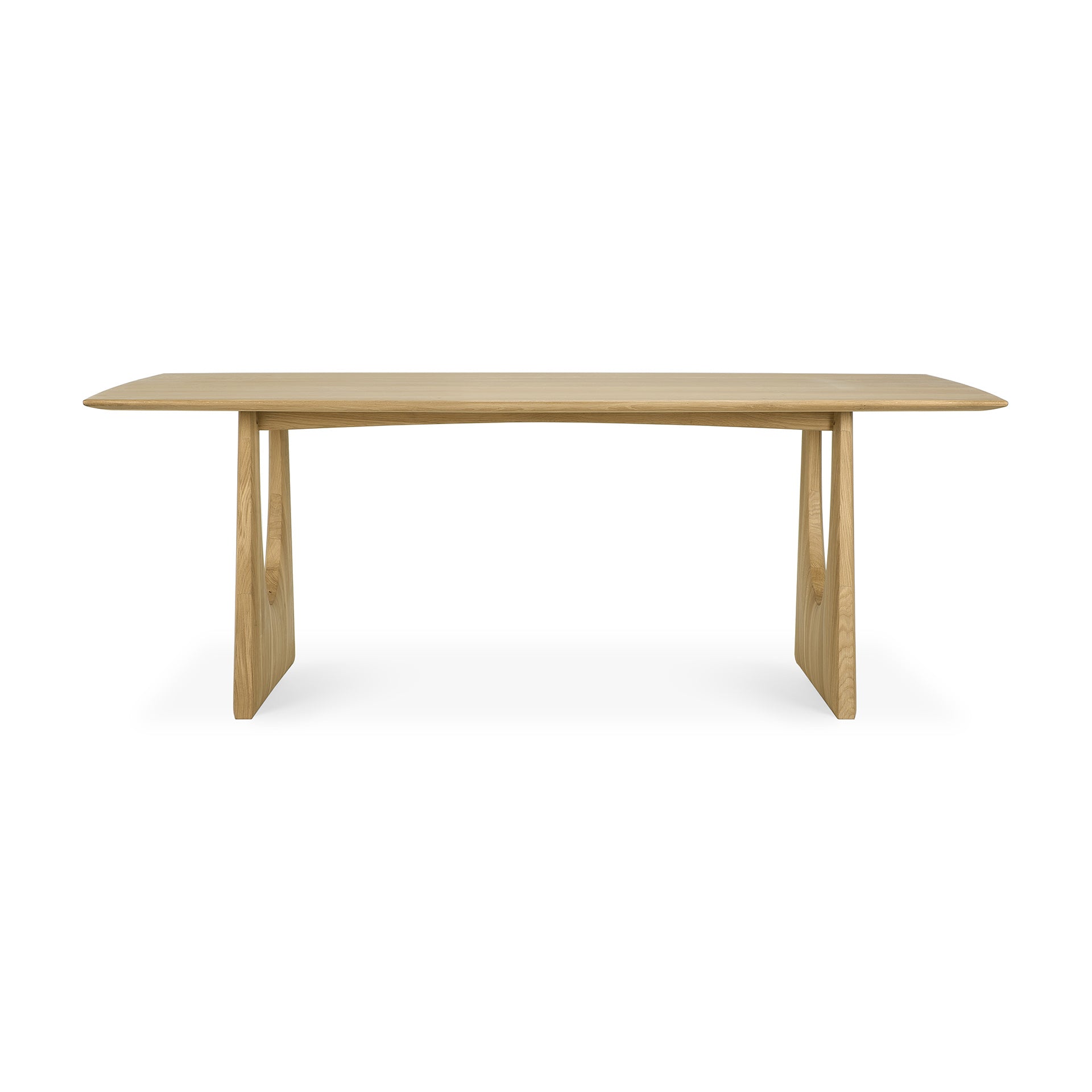 Geometric Dining Table, Oak, Rectangular