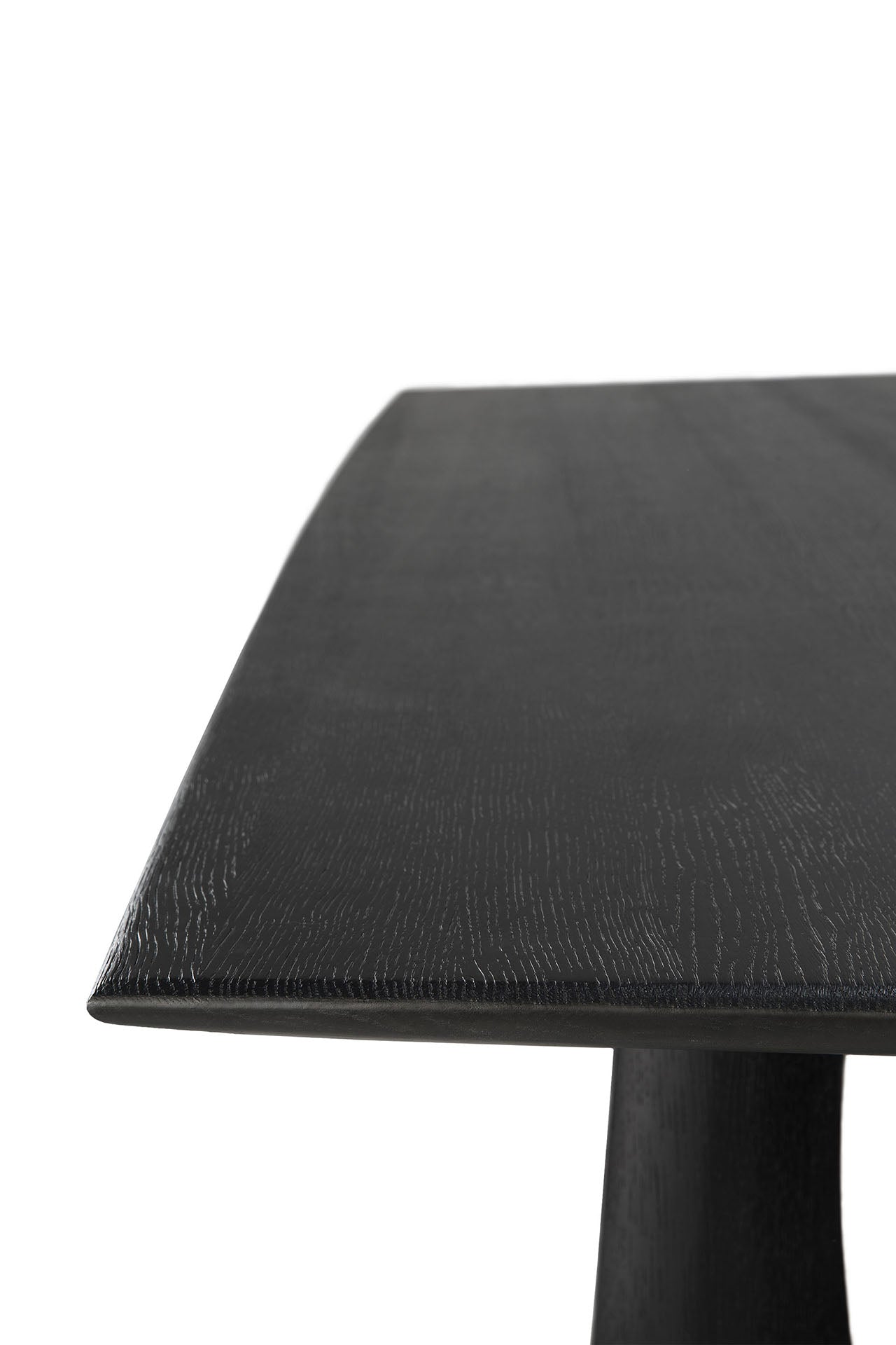 Geometric Dining Table, Oak Black - Goode Studio