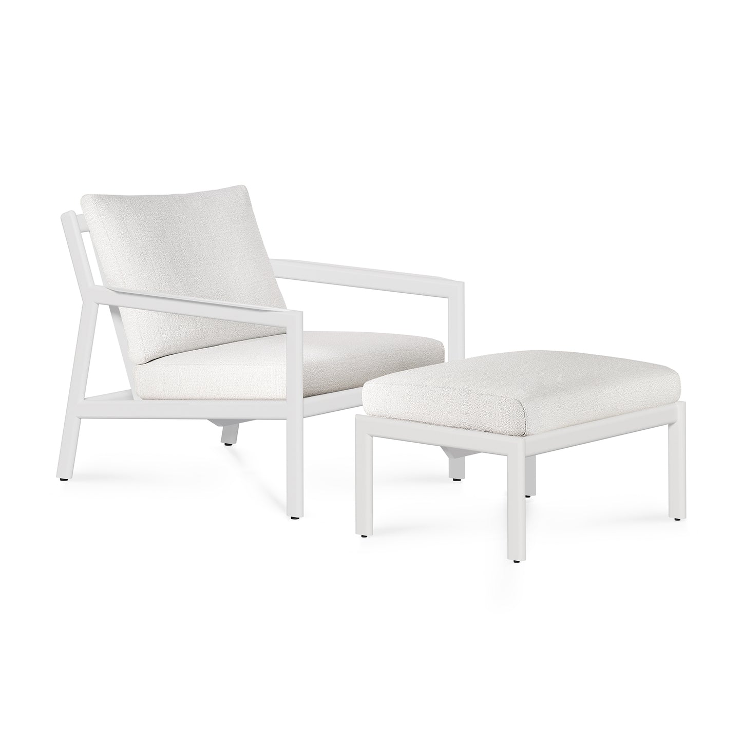 Jack-outdoor-footstool-aluminium-white-Off-White-fabric-profile-cut-Goode-Studio
