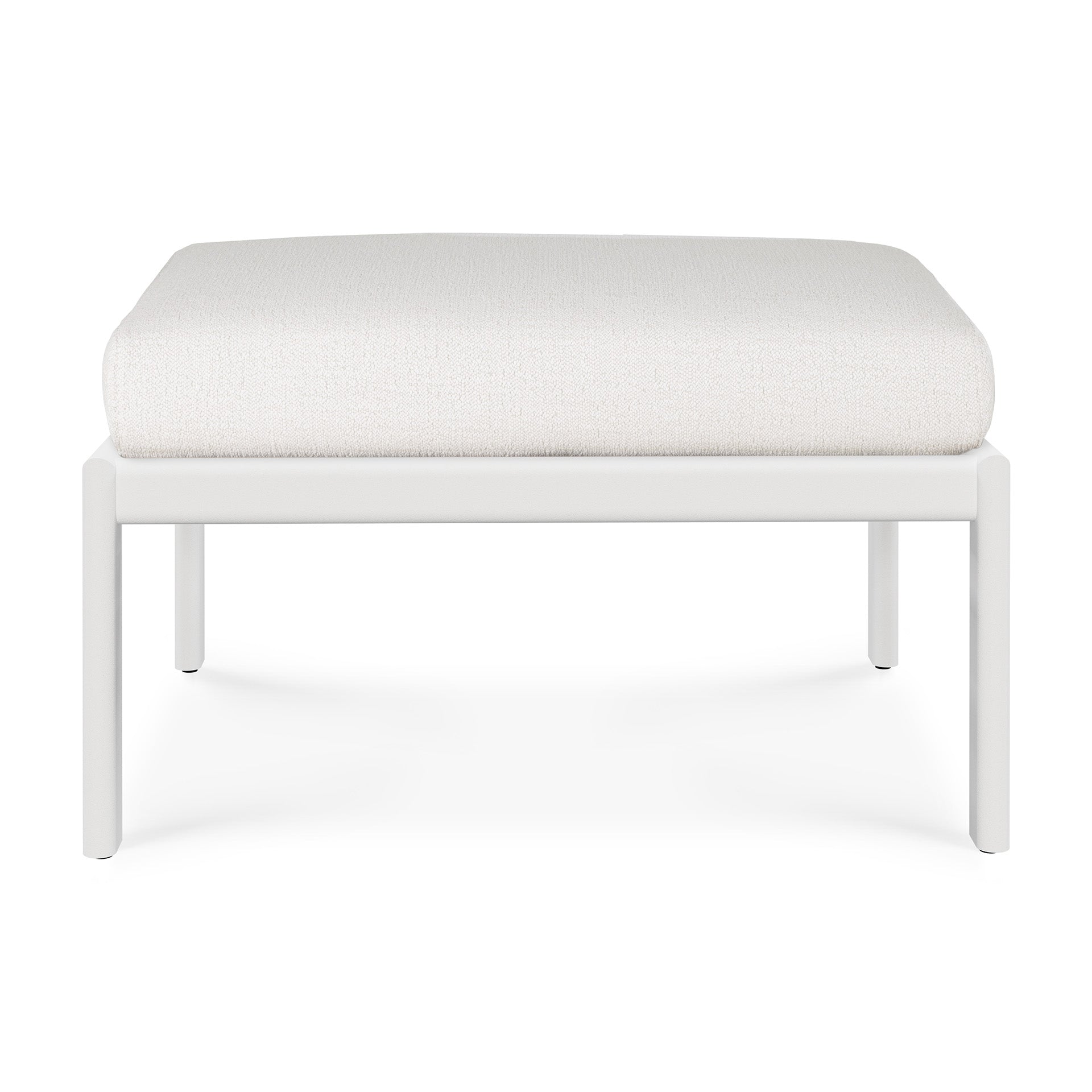 Jack-outdoor-footstool-aluminium-white-Off-White-fabric-front-cut-Goode-Studio