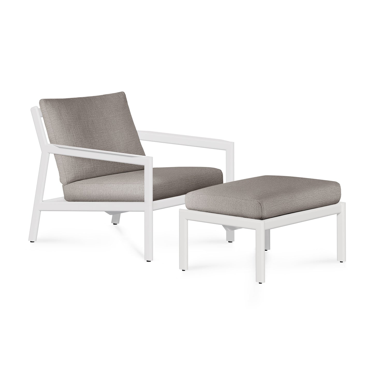 Jack-outdoor-footstool-aluminium-white-Mocha-fabric-profile-cut-Goode-Studio