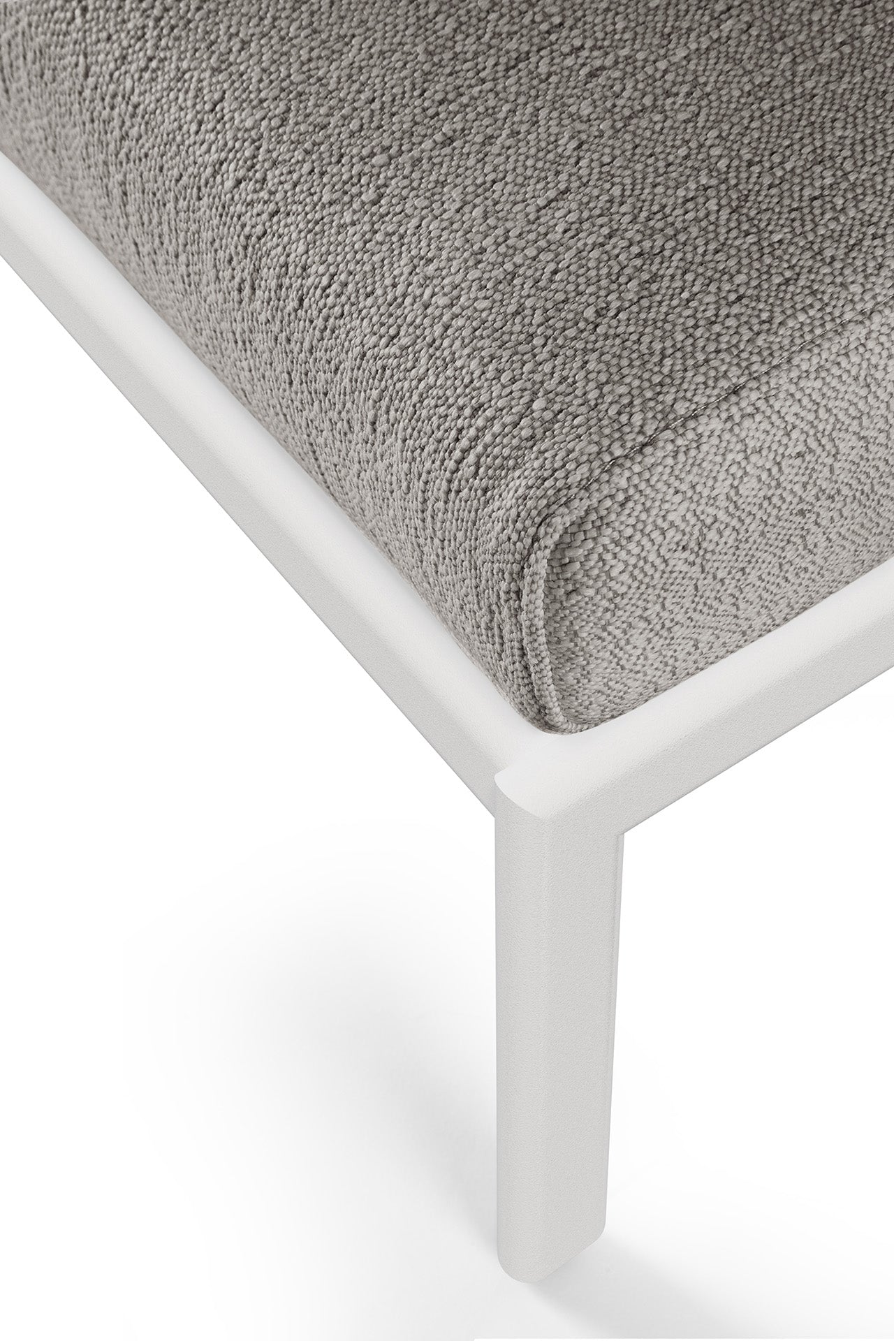 Jack-outdoor-footstool-aluminium-white-Mocha-fabric-Goode-Studio