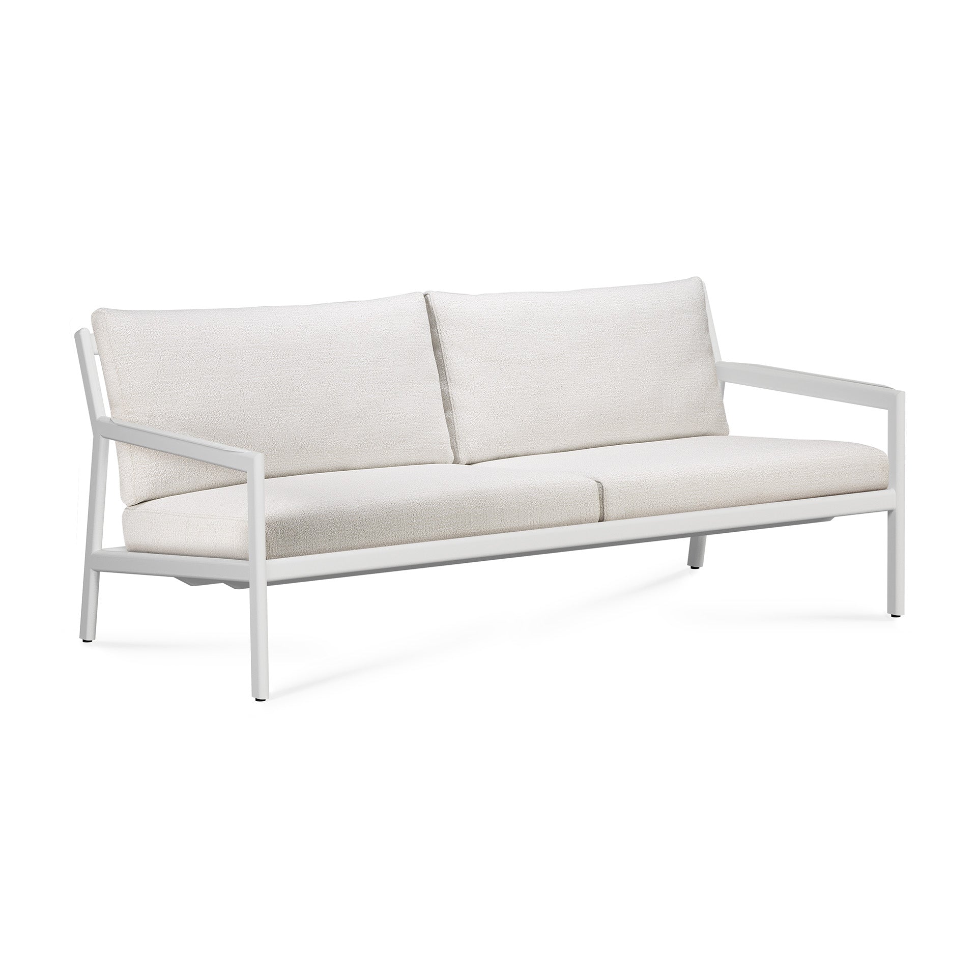 Jack Outdoor Sofa - Aluminum White Frame