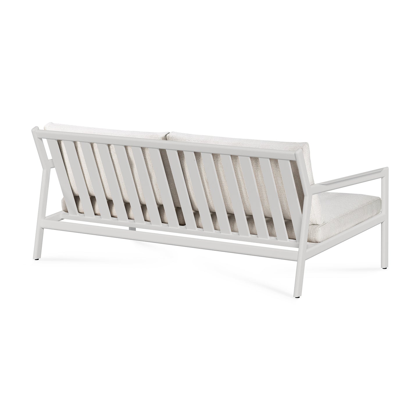 Jack-outdoor-sofa-aluminium-white-Off-White-fabric-2-seater-side-cut-Goode-Studio