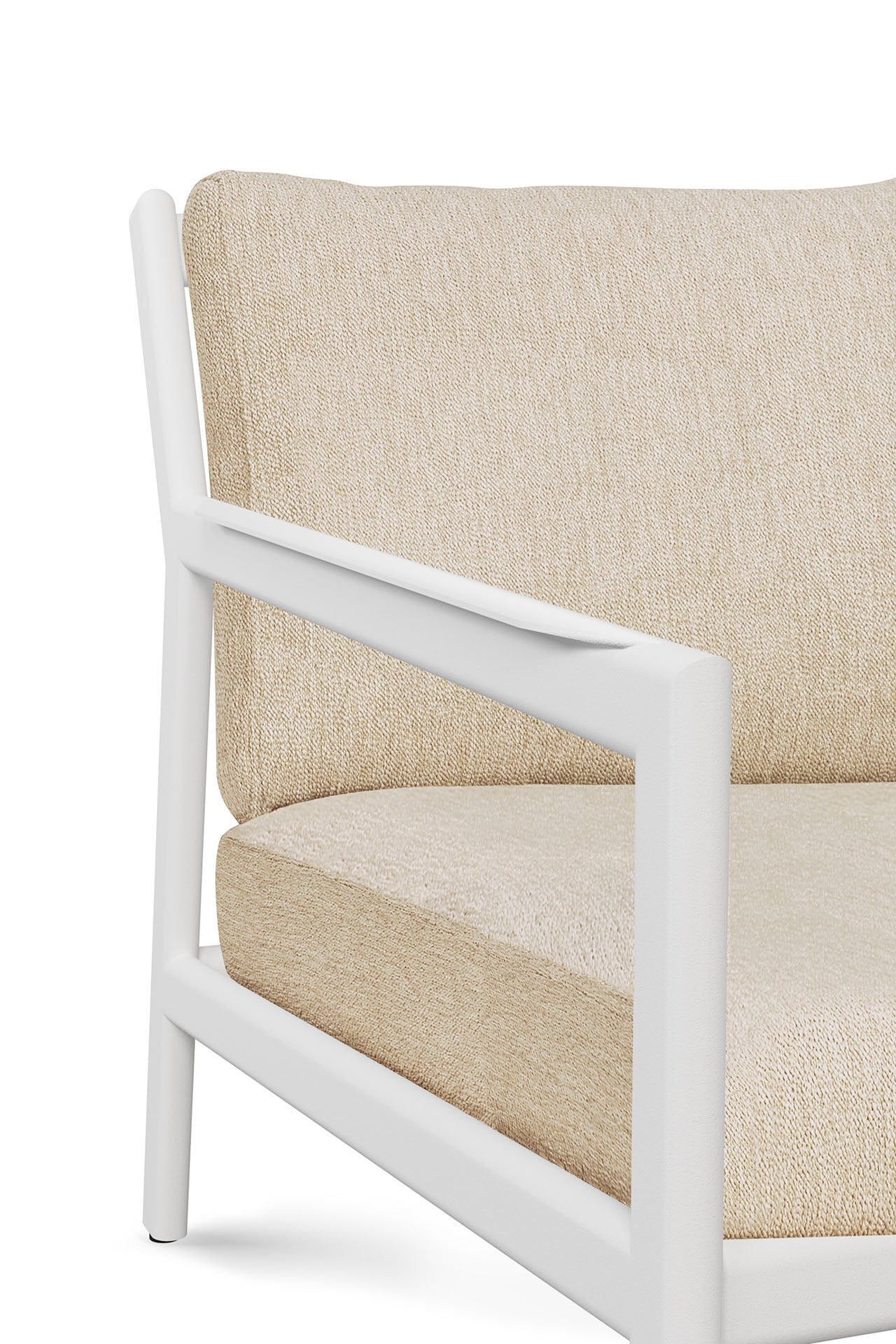 Jack-outdoor-sofa-aluminium-white-Natural-fabric-2-seater-Goode-Studio