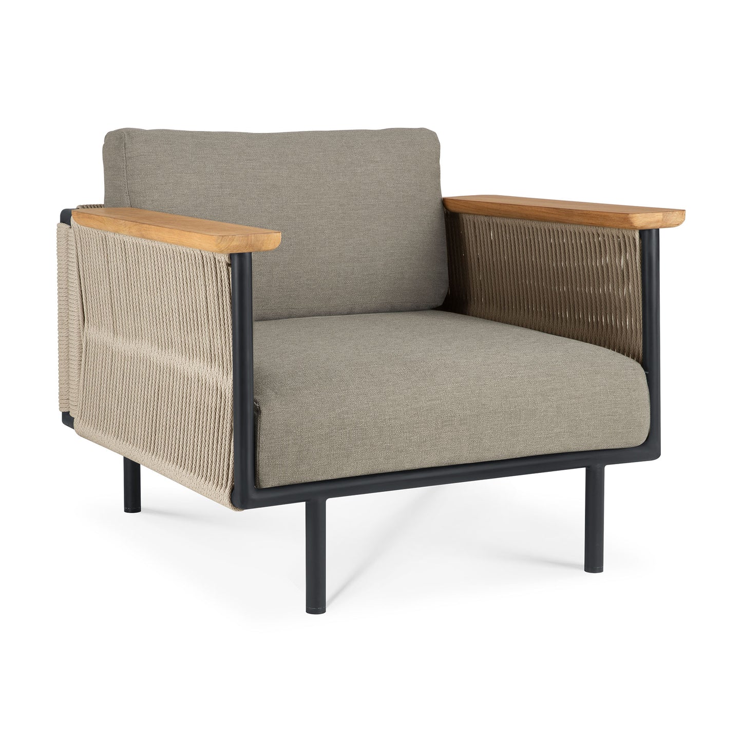 Corbey-outdoor-lounge-chair-aluminium-black-Silt-fabric-Goode-Studio