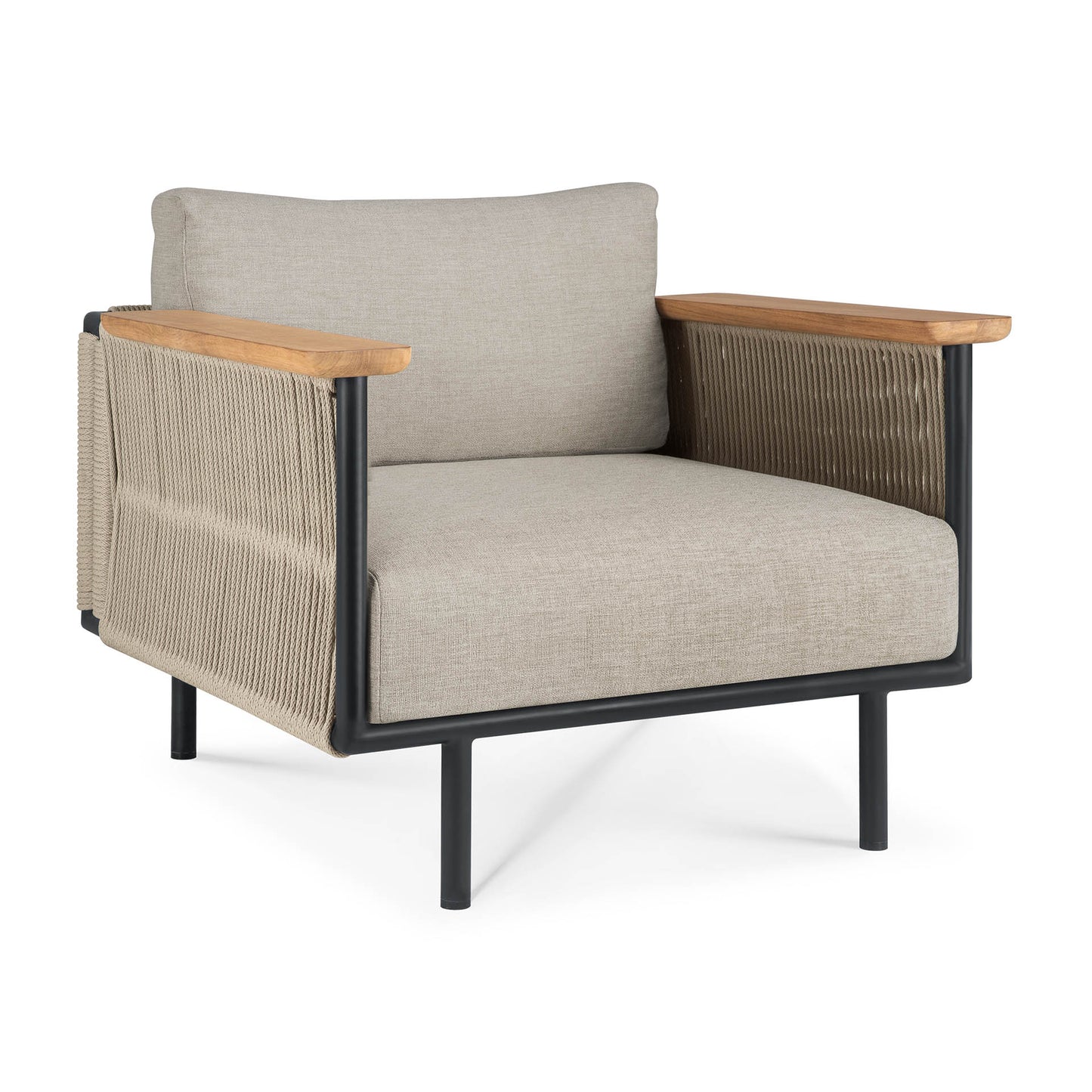 Corbey-outdoor-lounge-chair-aluminium-black-Oyster-fabric-Goode-Studio